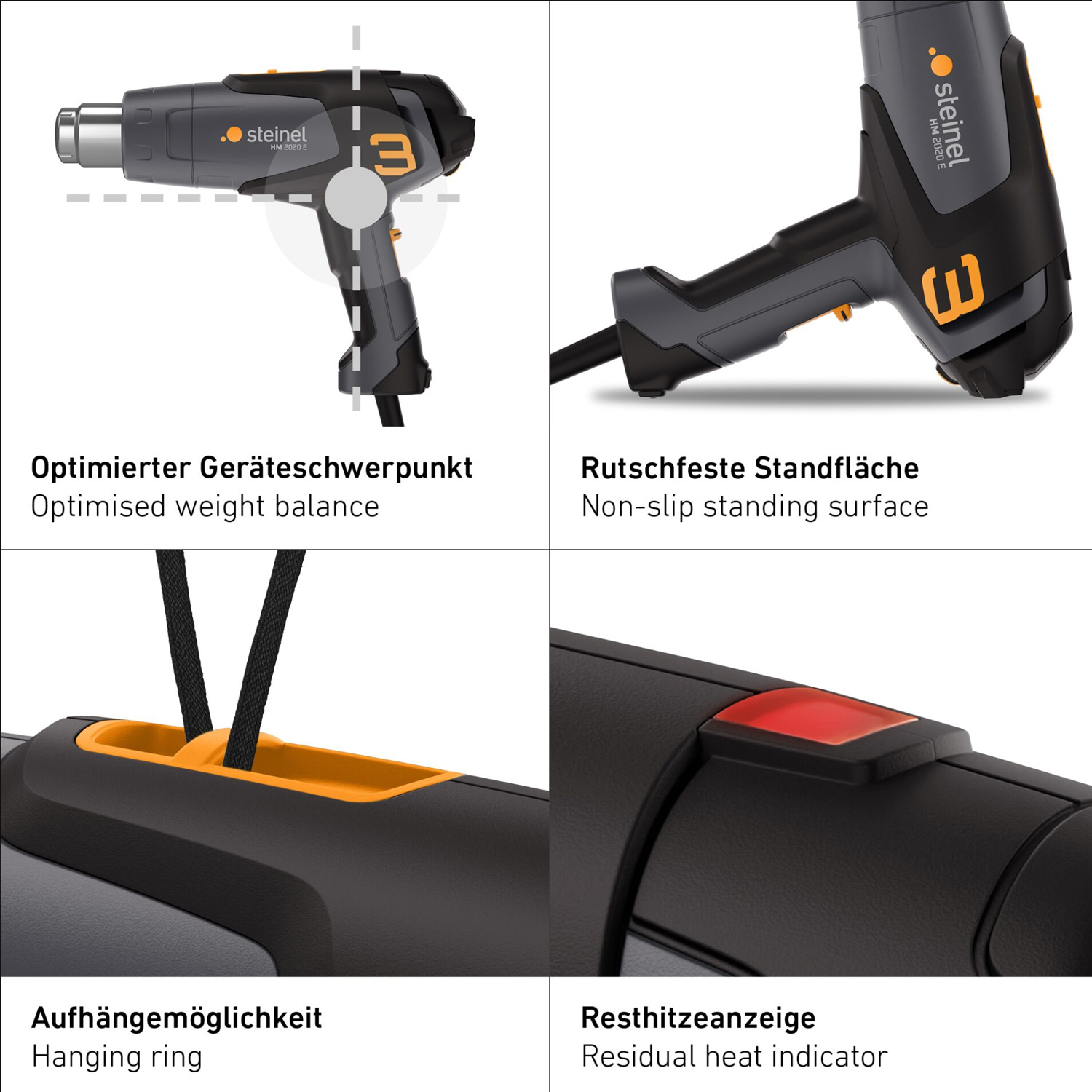 Steinel HM 2020 E Heißluftgebläse 2200W