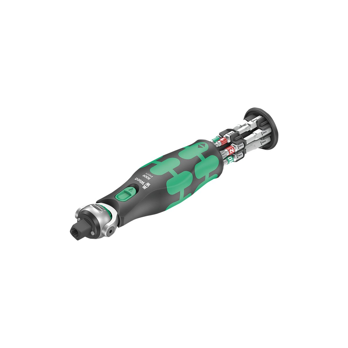 Wera Zyklop 8009 Pocket Imperial Set 1 Knarrenschraubendreher mit Bit-Satz