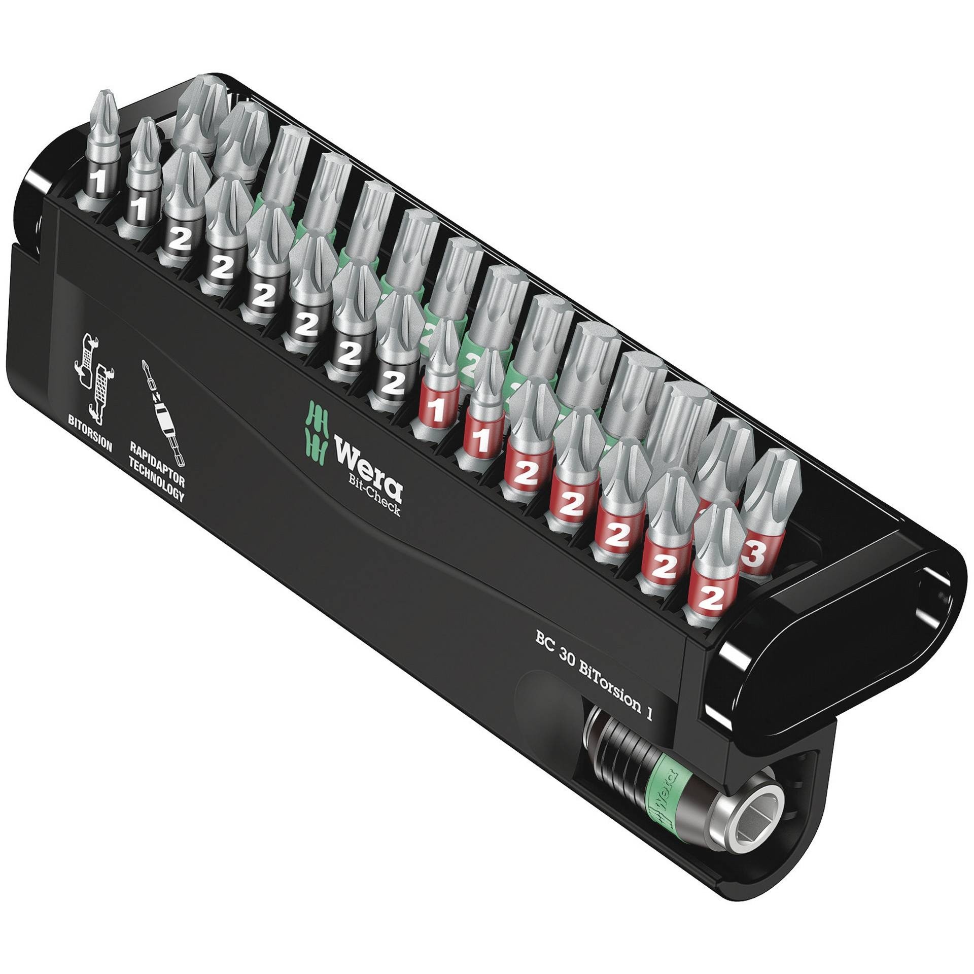 Wera Bit-Check BiTorsion 1 05057430001 Bit-Set 30-teilig