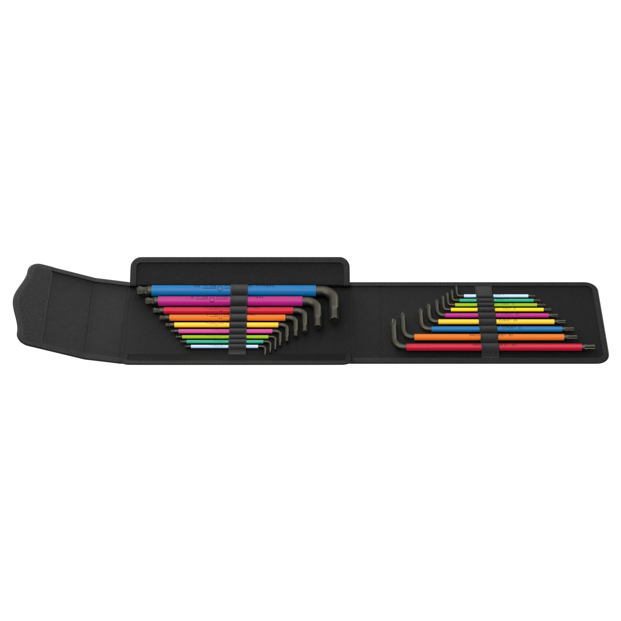 Wera Big Pack Multicolour Winkelschlüssel-Satz Innensechskant/TORX 19-teilig