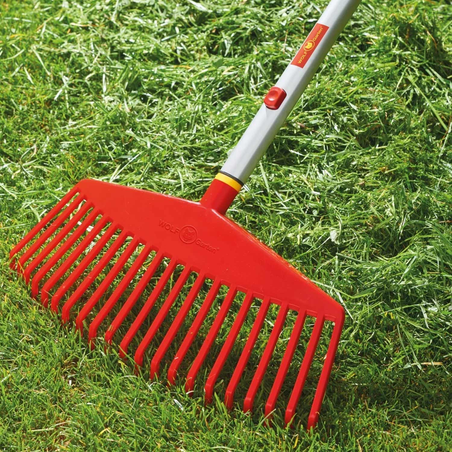 WOLF-Garten Ui-M multi-star Kunststoffbesen rot/gelb