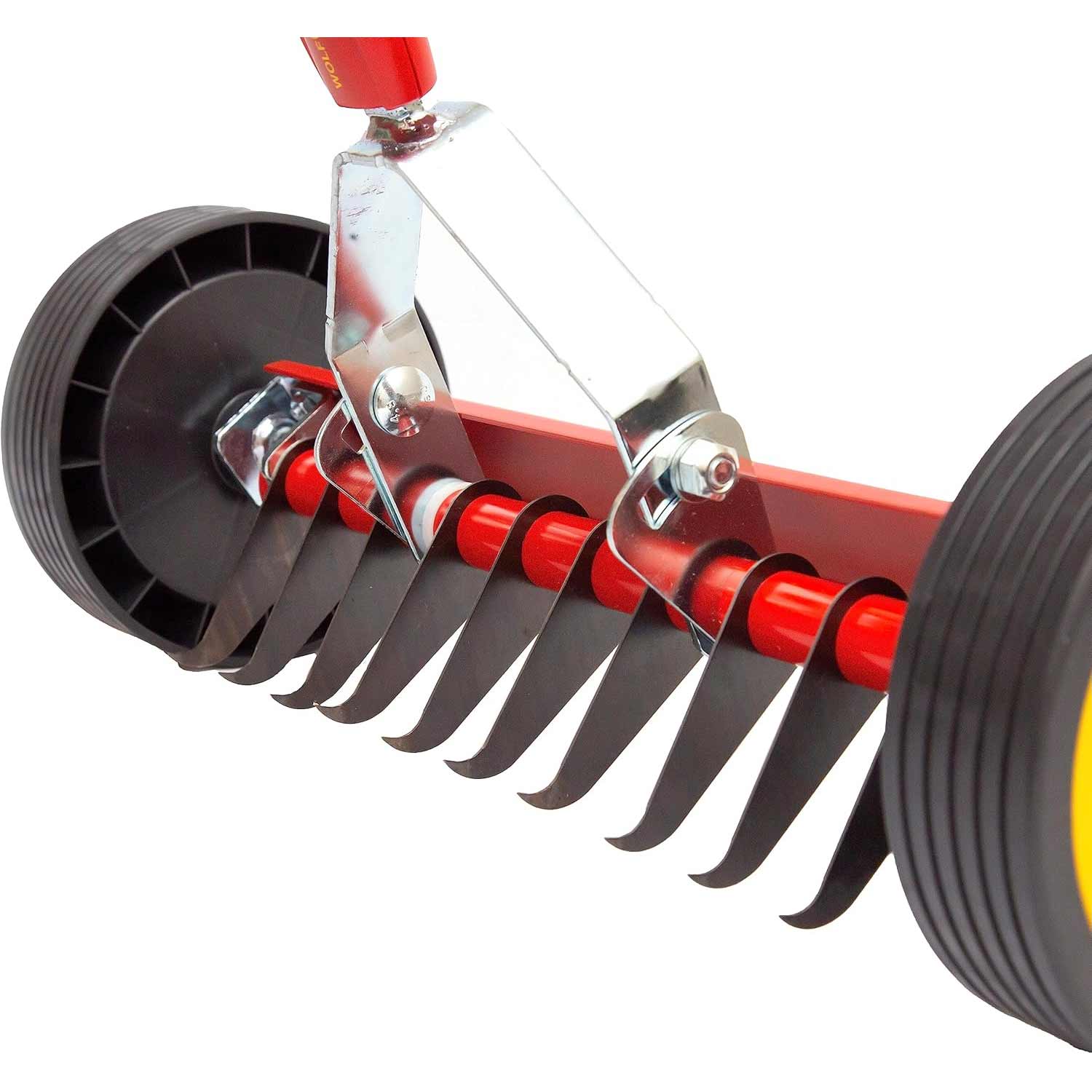 WOLF-Garten UR-M 3 multi-star Vertikutier-Roller rot/gelb