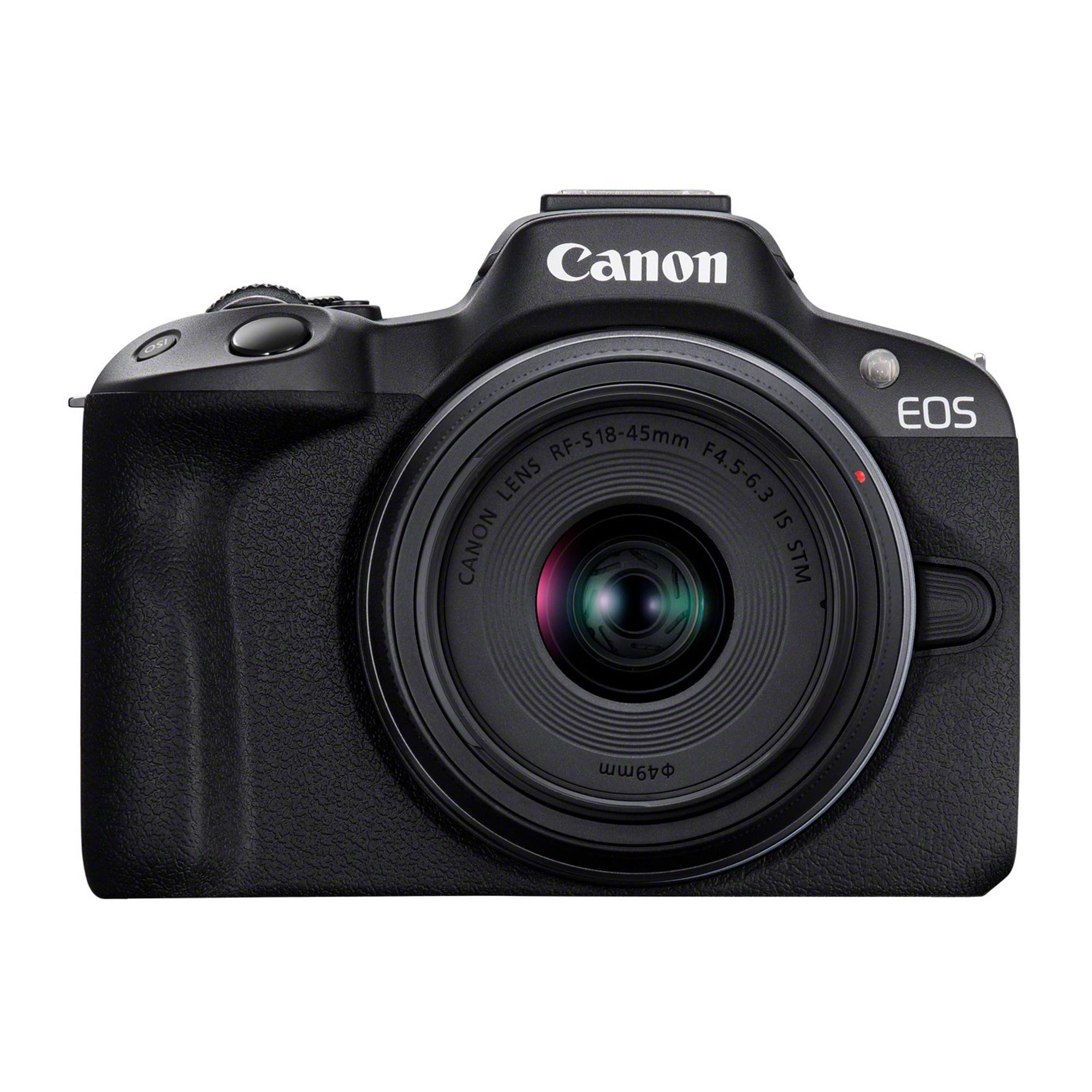 Canon EOS R50 Systemkamera mit 18-45mm + 55-210mm Objektiv schwarz