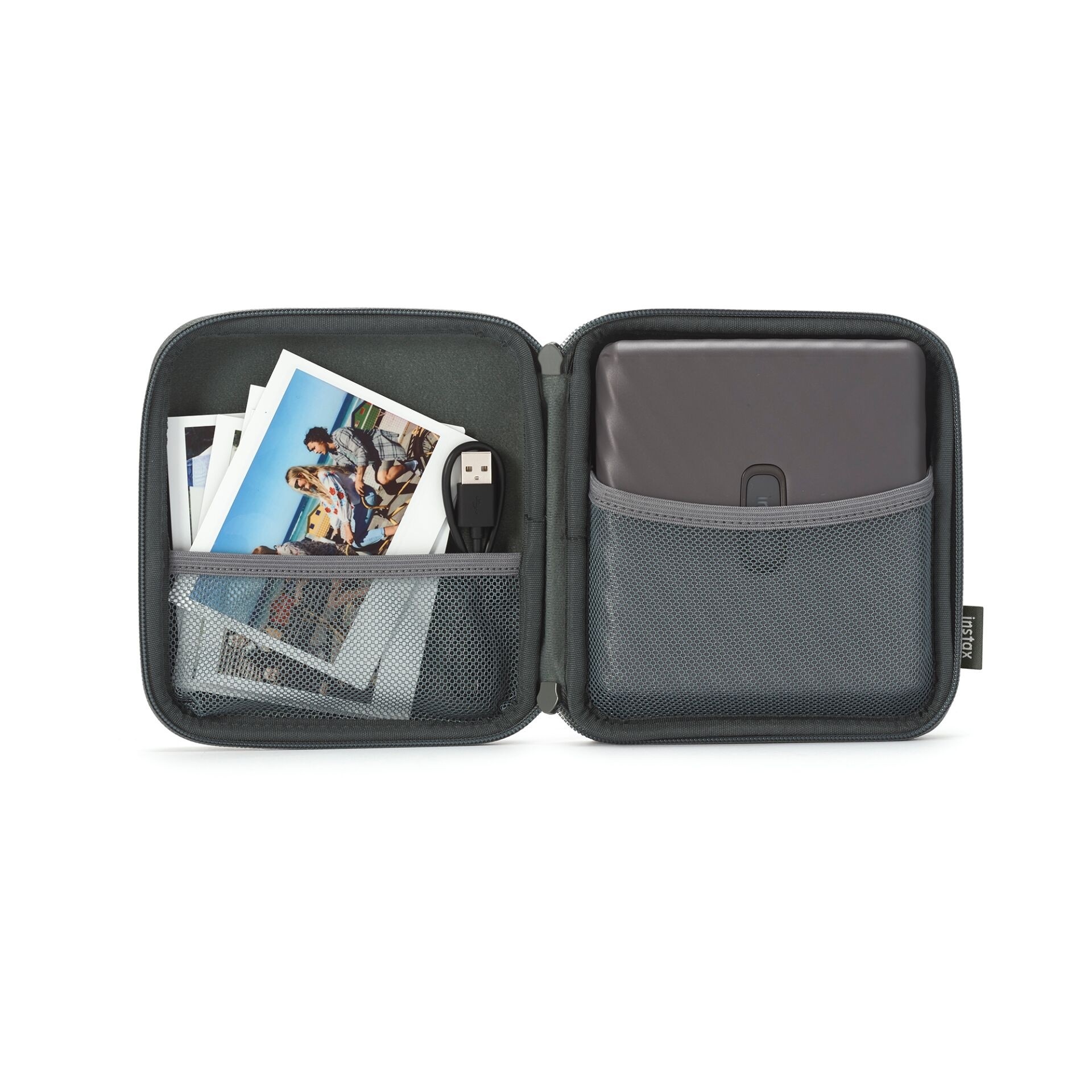 instax Link Wide Druckertasche mocha gray