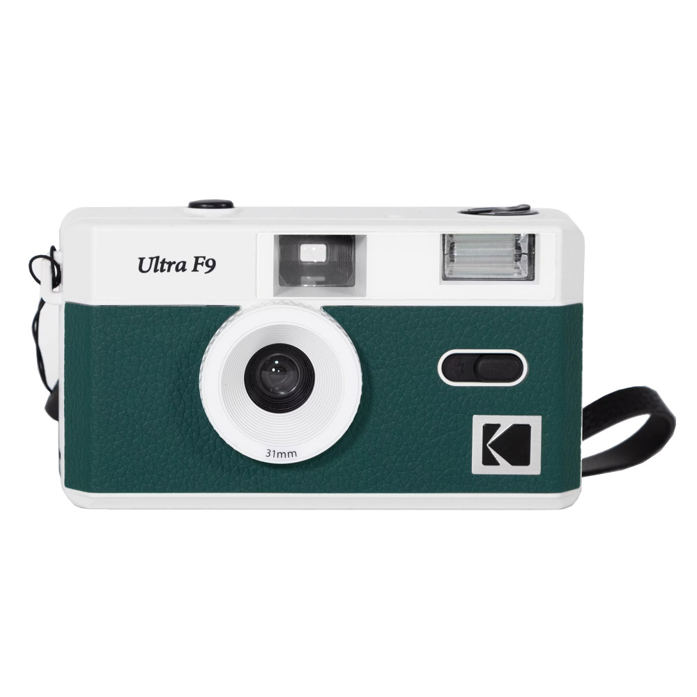 Kodak Ultra F9 35mm Filmkamera weiß/grün