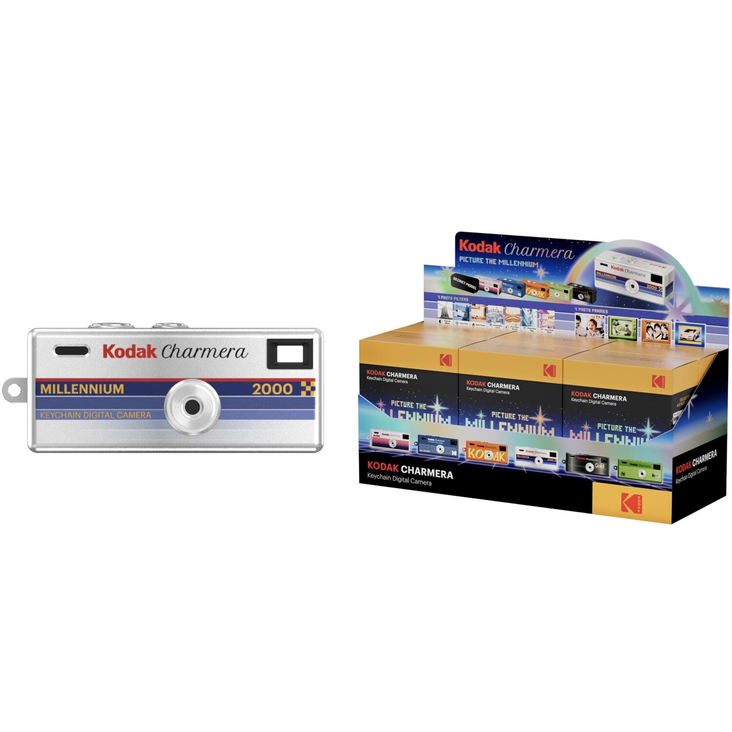 Kodak Charmera Millennium Schlüsselanhänger-Digitalkamera 6er Set