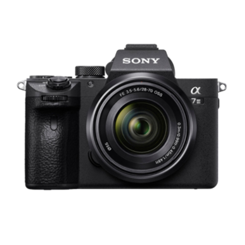 Sony Alpha 7 III Spiegellose Vollformat-Kamera mit 28-70 mm f/3.5-5.6 Zoom-Objektiv