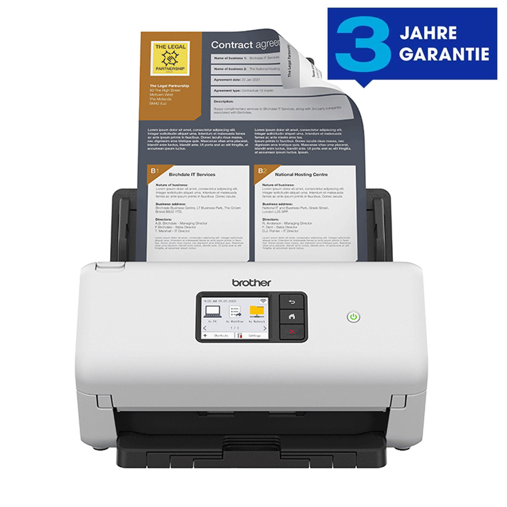 Brother ADS-4550W Dokumentenscanner weiß