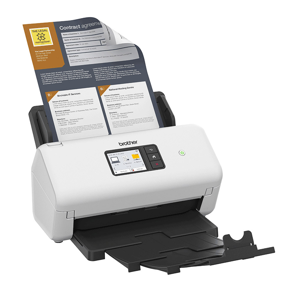 Brother ADS-4550W Dokumentenscanner weiß