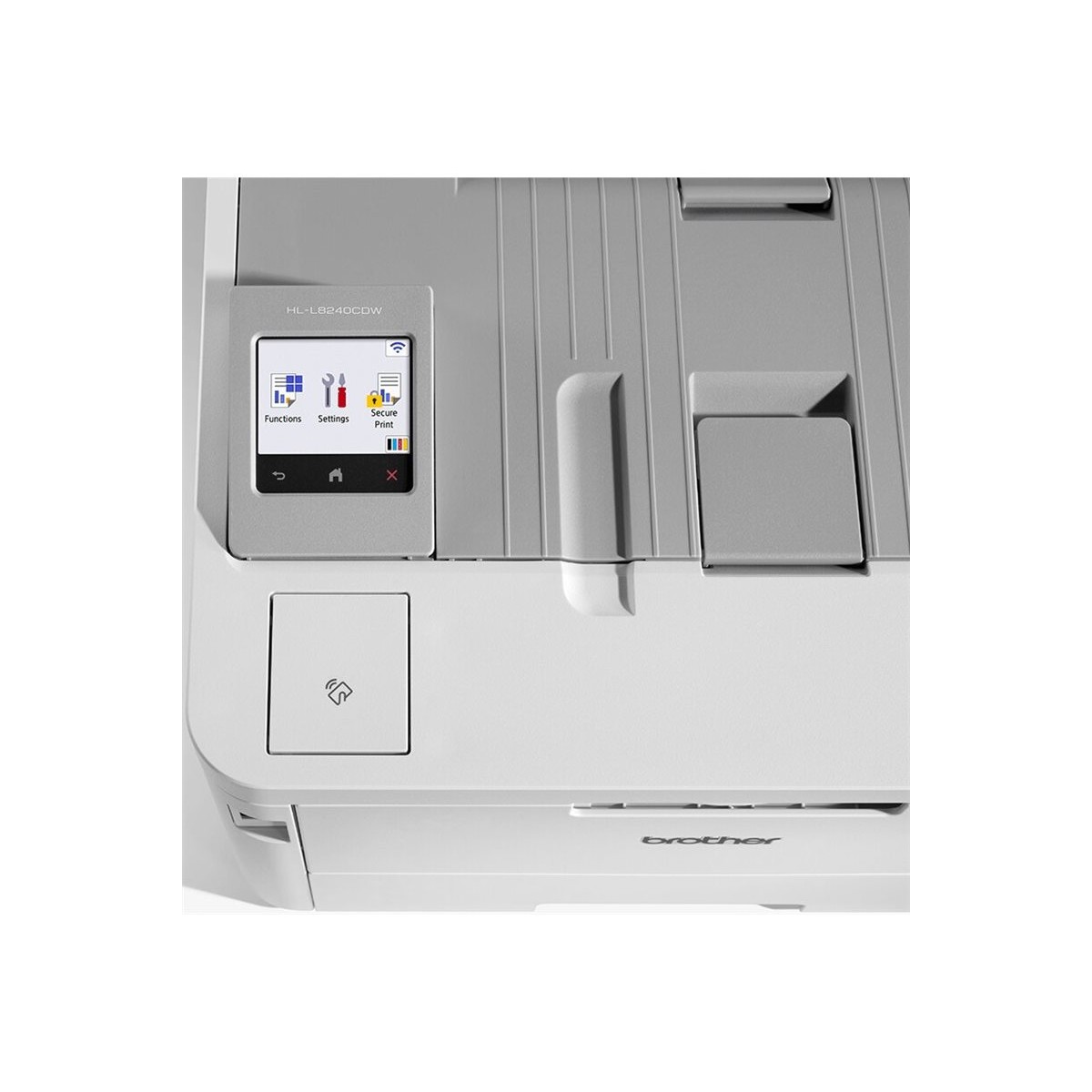 Brother HL-L8240CDW Farb-LED-Drucker mit WLAN/LAN weiß/grau
