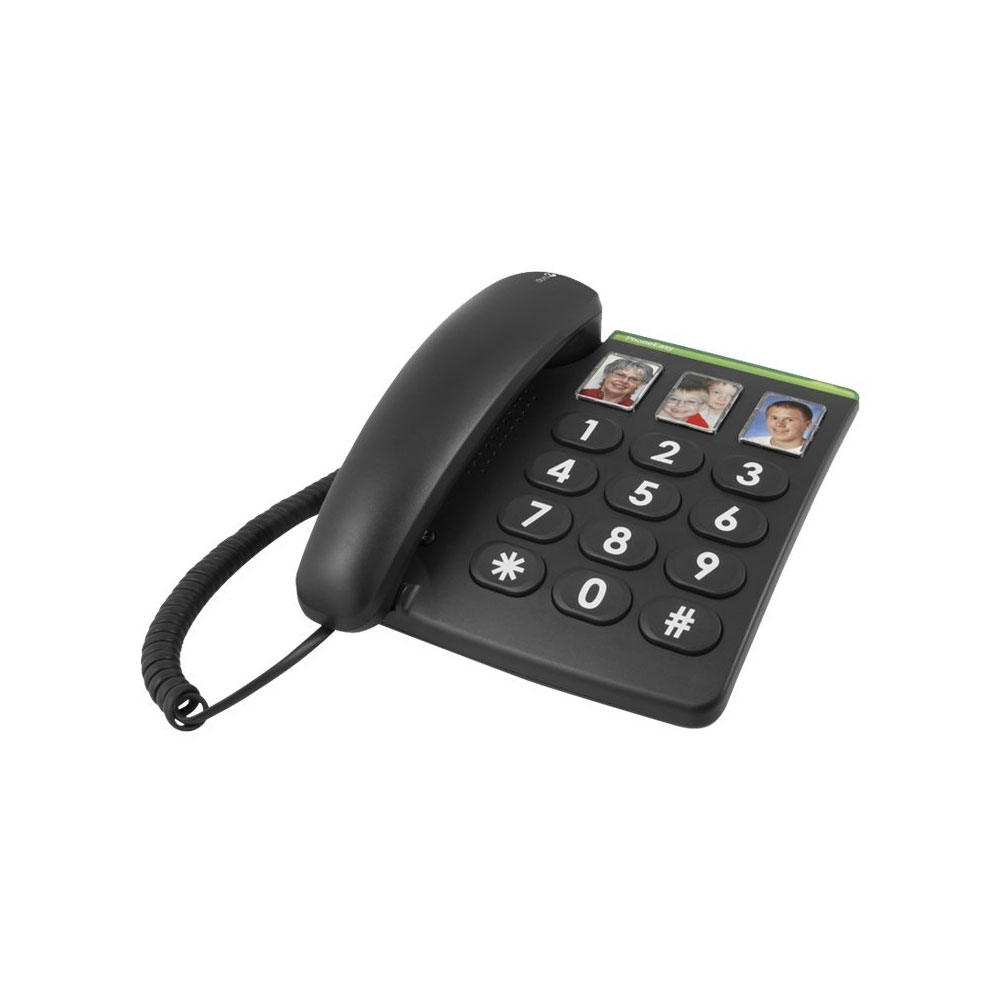 Doro PhoneEasy 331ph Großtastentelefon schwarz (2.Wahl)