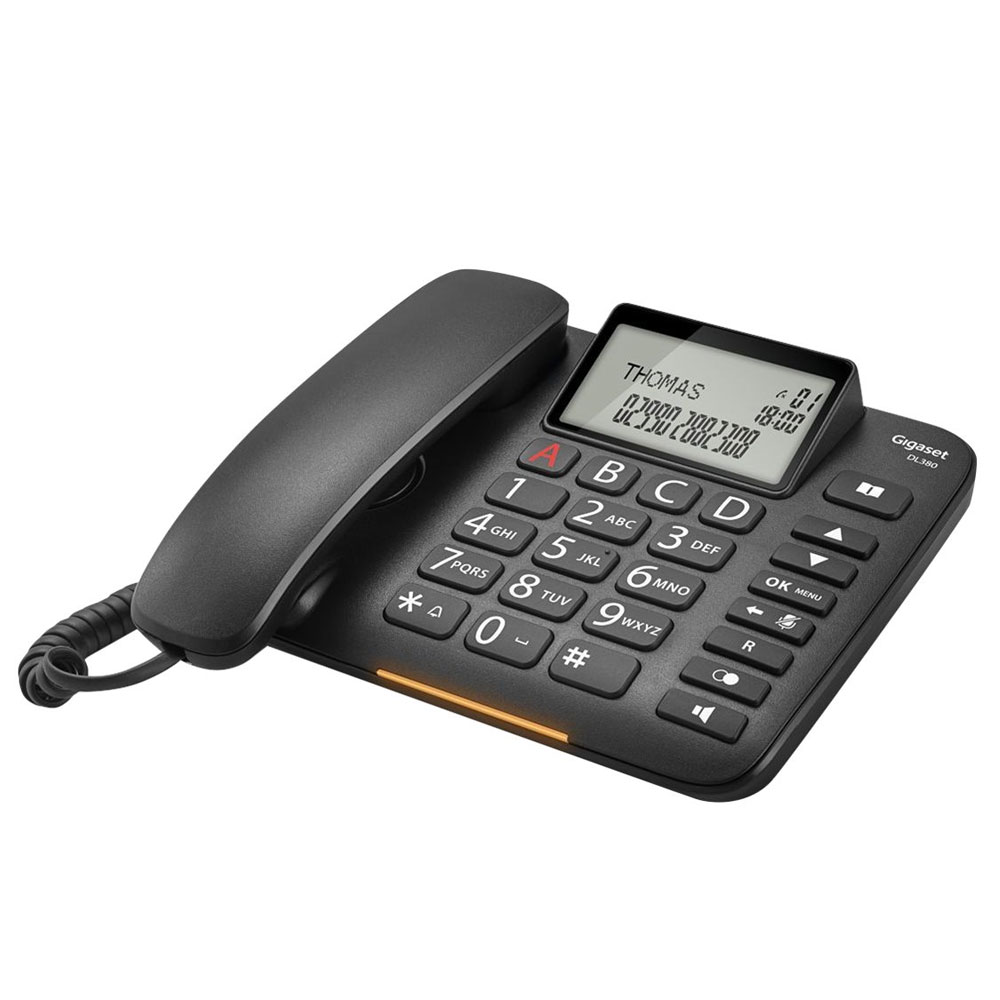 Gigaset DL380 Telefon schwarz (2. Wahl)