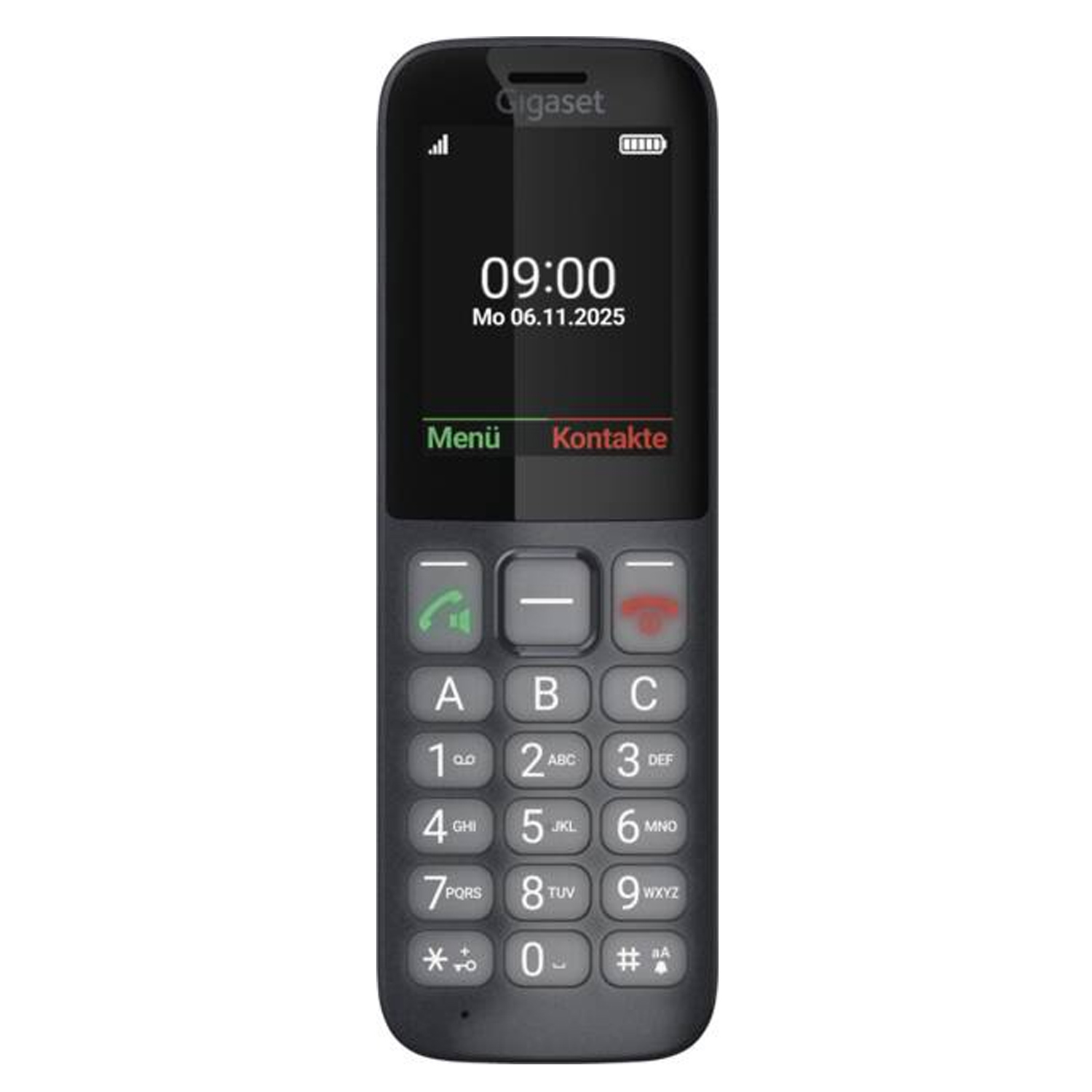 Gigaset Comfort 600 SIM Mobiltelefon anthrazit