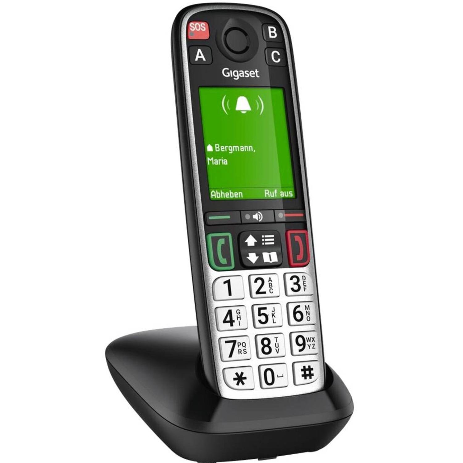 Gigaset Easy 500HX Seniorentelefon schwarz
