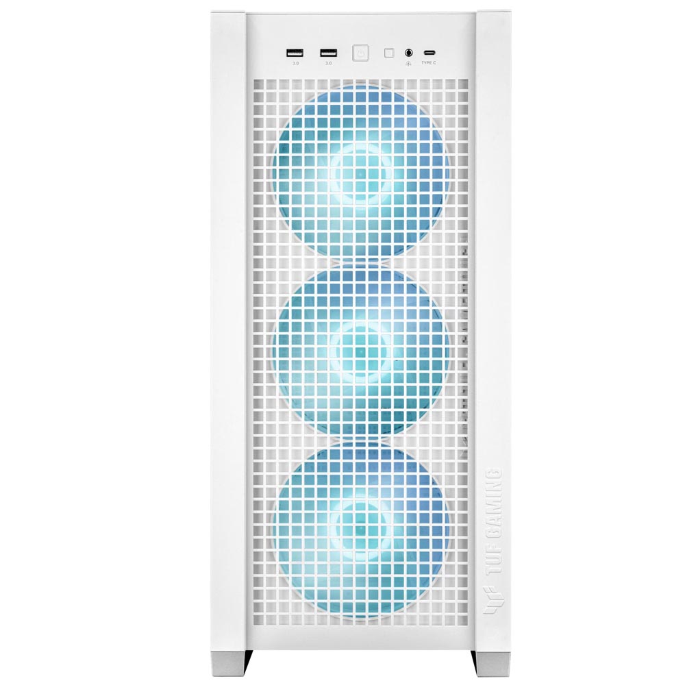 Asus TUF Gaming GT302 ARGB Mid-Tower-ATX-Gehäuse weiß