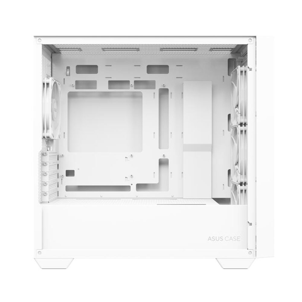 Asus A21 Plus TG ARGB microATX PC Gehäuse weiß