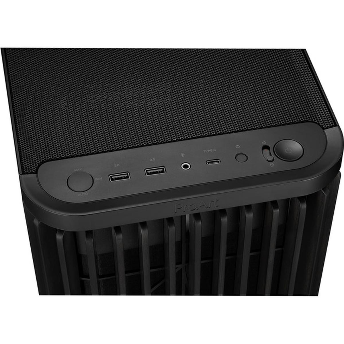 Asus ProArt PA401 Wood Edition ATX PC-Gehäuse schwarz