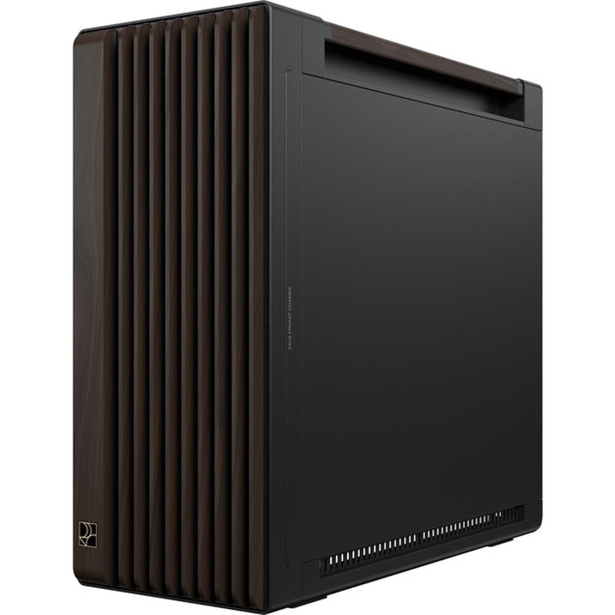 Asus ProArt PA602 Wood Edition Tempered Glass PC-Gehäuse schwarz