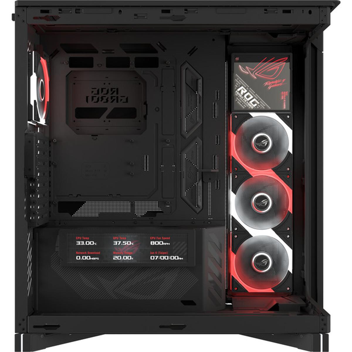 Asus ROG Cronox ARGB E-ATX Gaming-Gehäuse schwarz