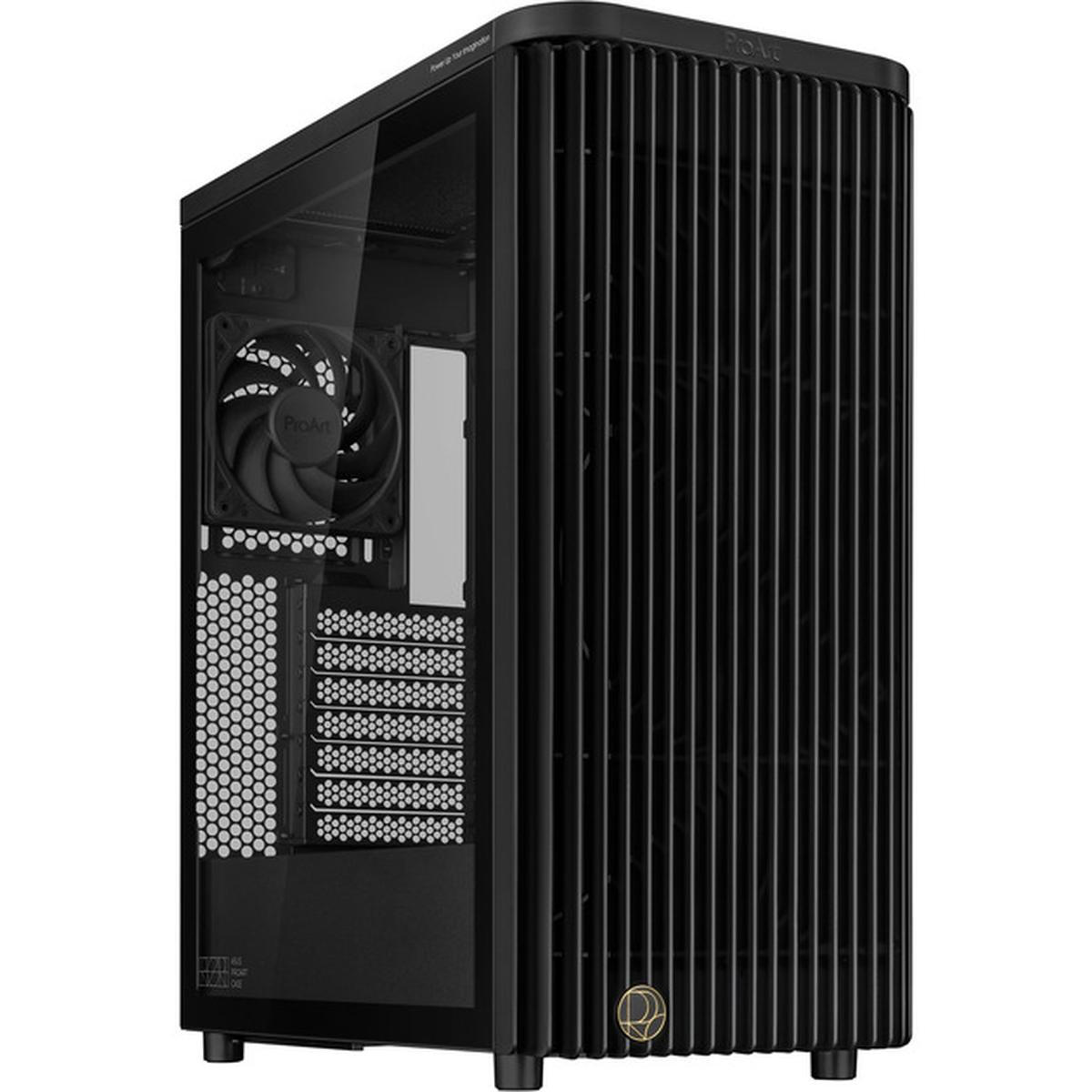 Asus ProArt PA401 Wood Edition TG ATX PC-Gehäuse schwarz