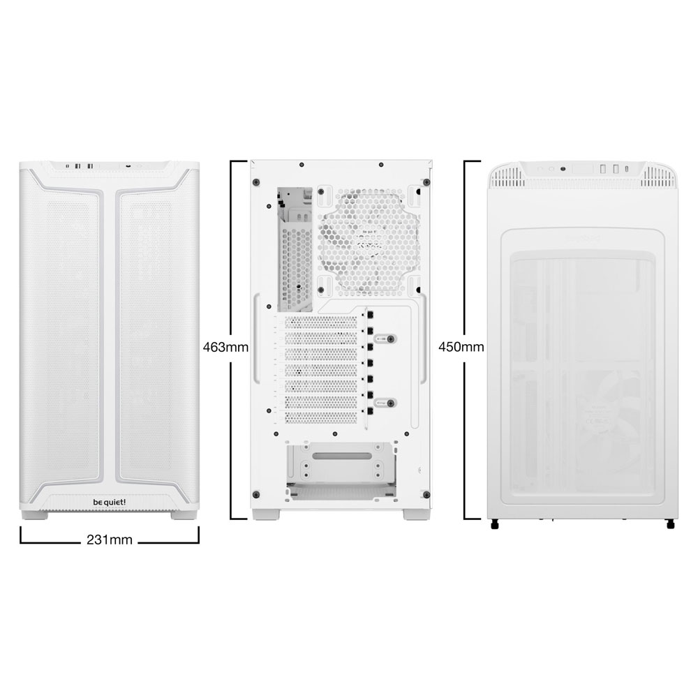 be quiet! Pure Base 501 DX PC-Gehäuse weiß