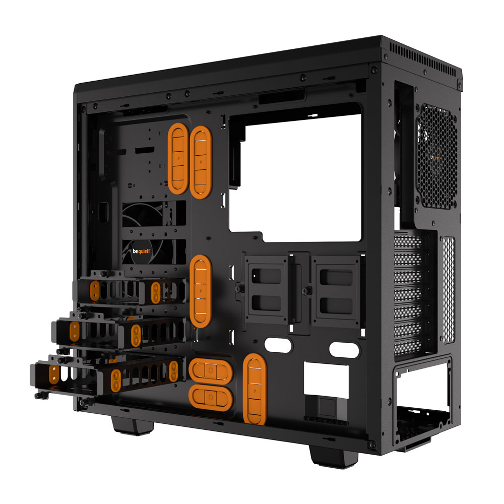 be quiet! Pure Base 600 Window PC-Gehäuse orange