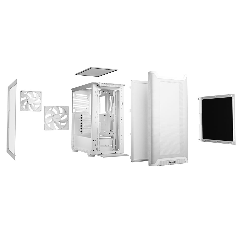be quiet! Pure Base 501 Airflow Window PC-Gehäuse weiß