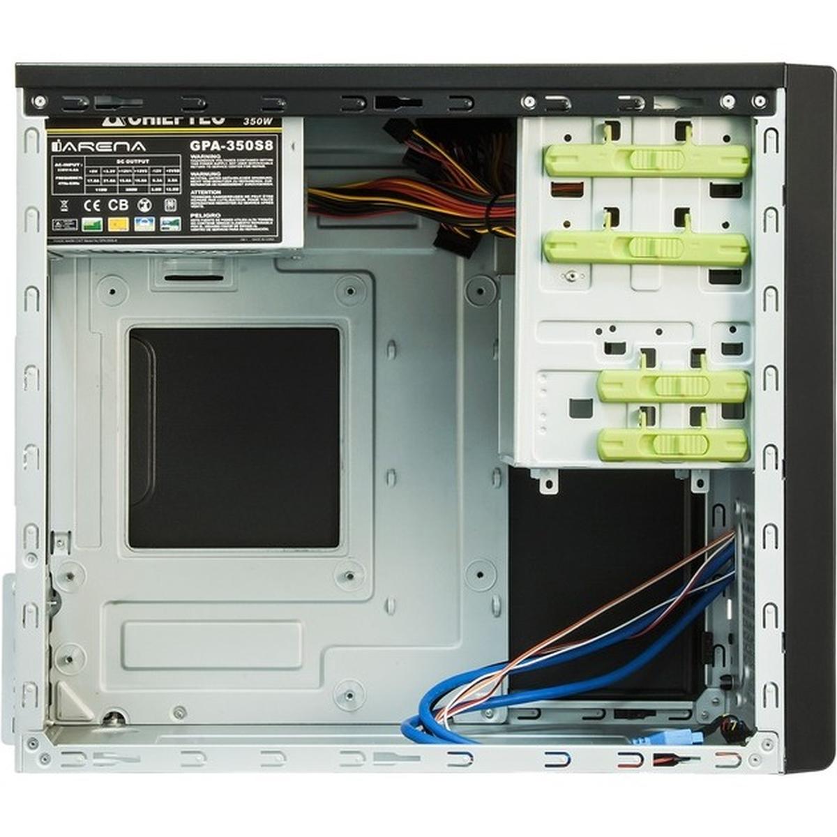 Chieftec XT-01b-350GPB mATX PC-Gehäuse mit 350W Netzteil schwarz