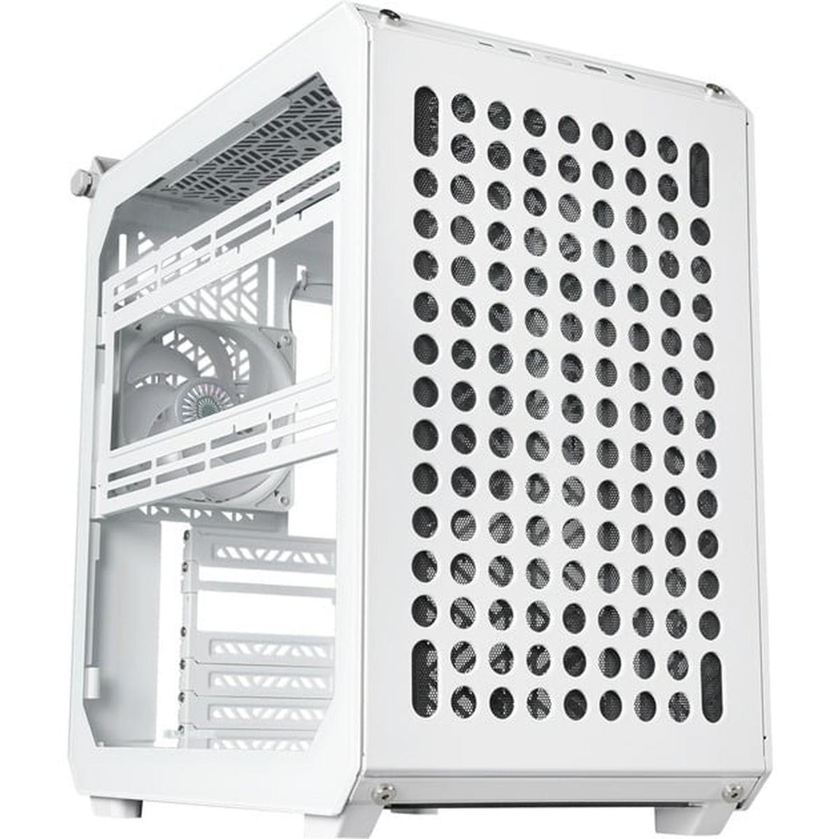 Cooler Master Qube 500 FLATPACK Black & White Edition mid Tower E-ATX Seitenteil mit Fenster