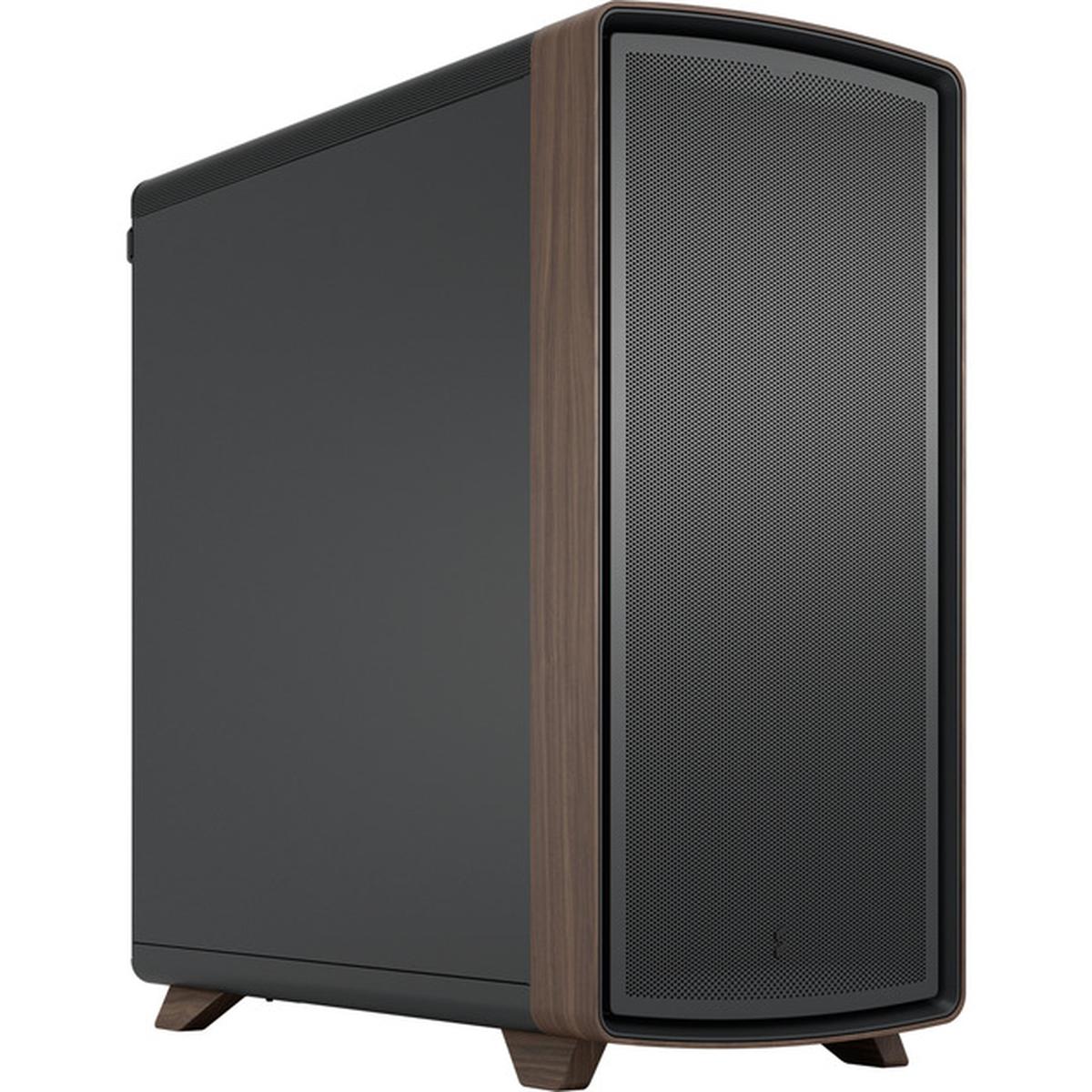 Fractal Design Summit Black Solid PC-Gehäuse schwarz/holz