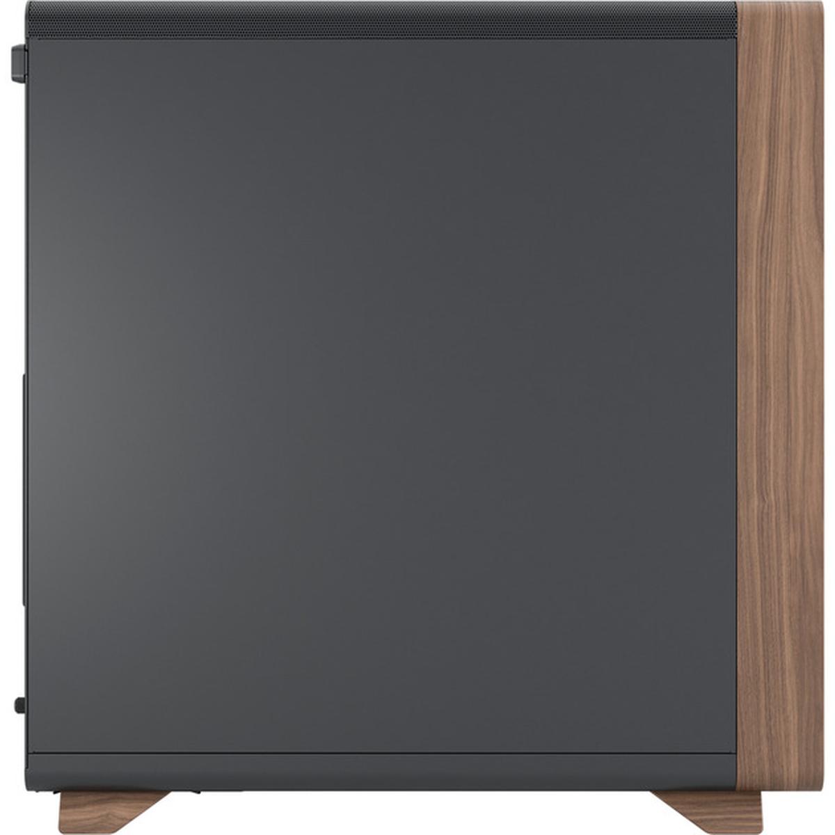 Fractal Design Summit Black Solid PC-Gehäuse schwarz/holz