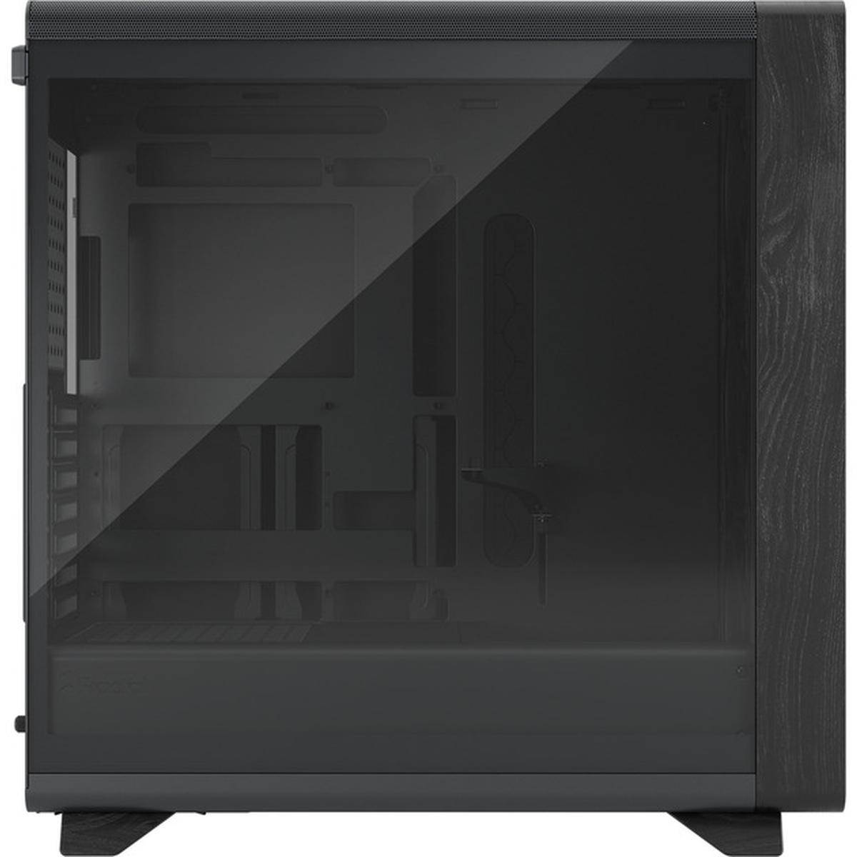 Fractal Design Summit Blackout TG Light Tint PC-Gehäuse schwarz/holz
