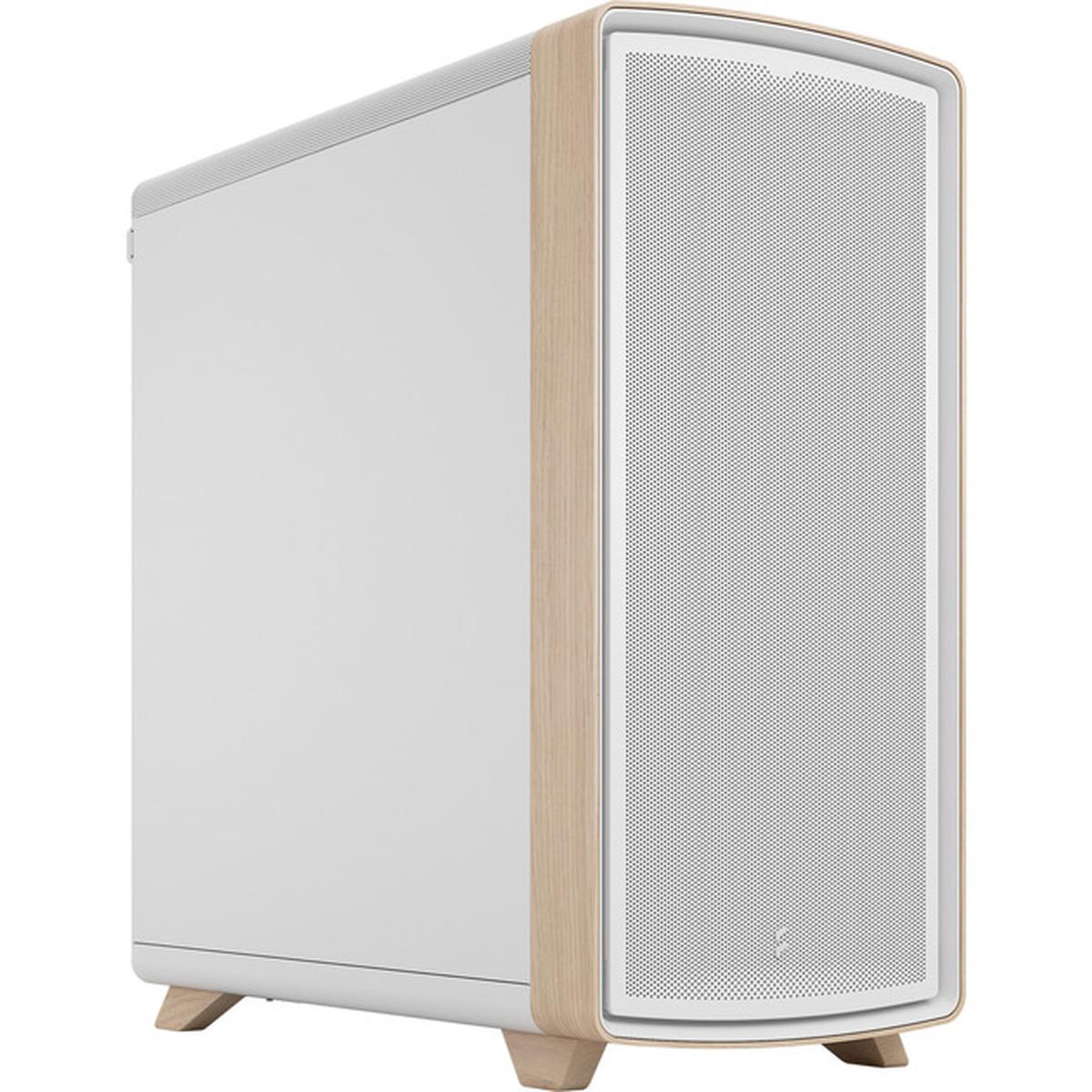 Fractal Design Summit Chalk White Solid PC-Gehäuse weiß/holz