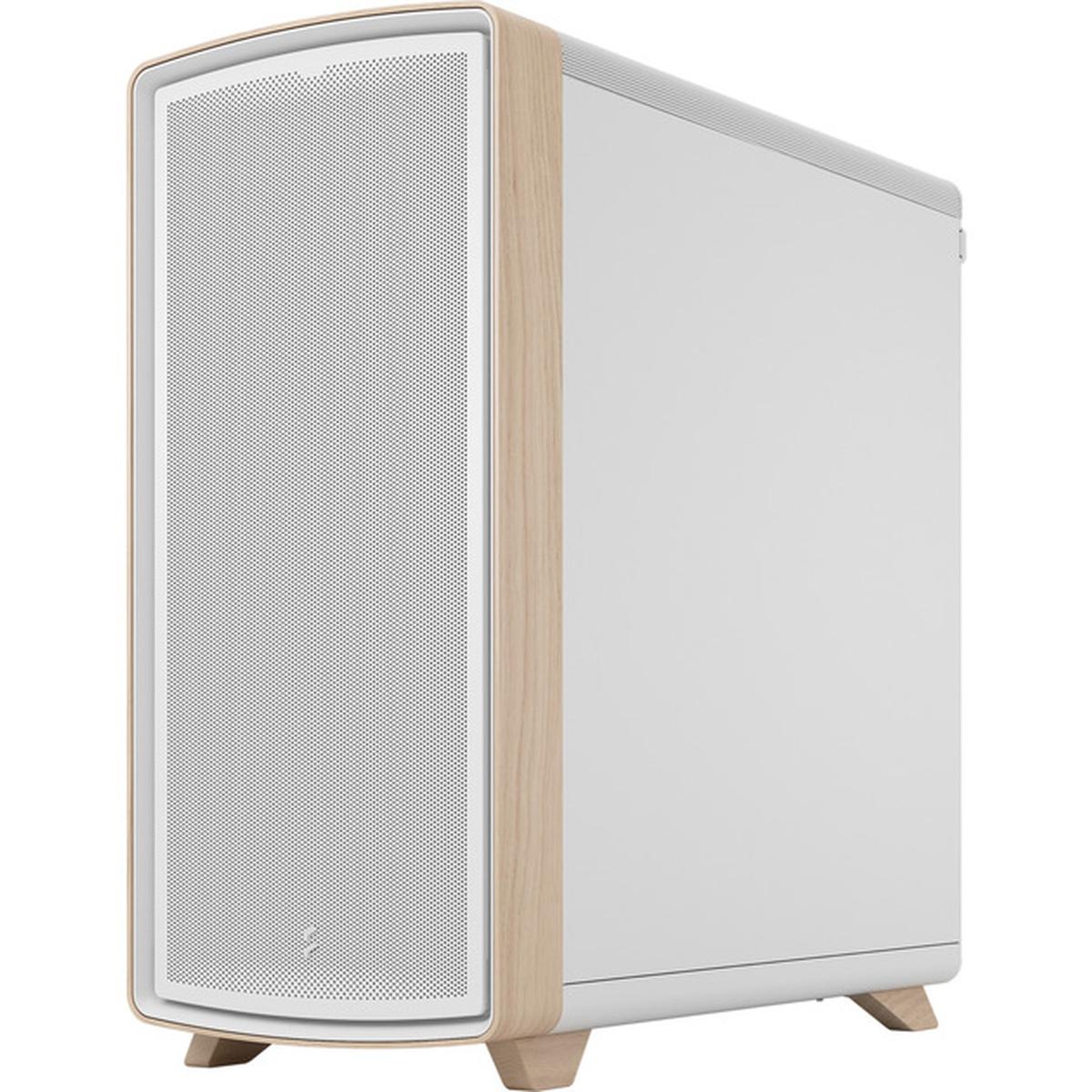 Fractal Design Summit Chalk White Solid PC-Gehäuse weiß/holz
