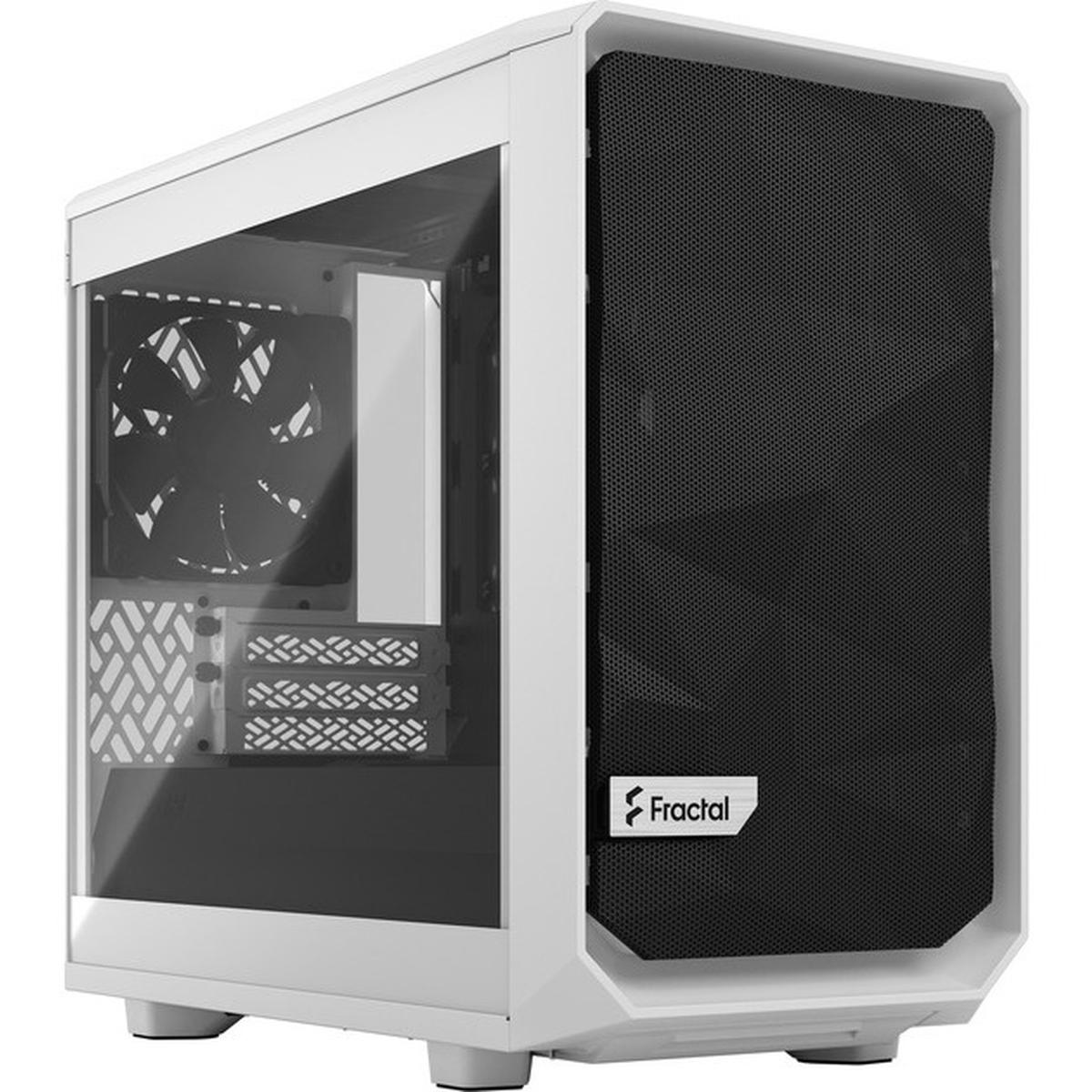 Fractal Design Meshify 2 Nano TG Clear Tint Mini-ITX PC-Gehäuse weiß