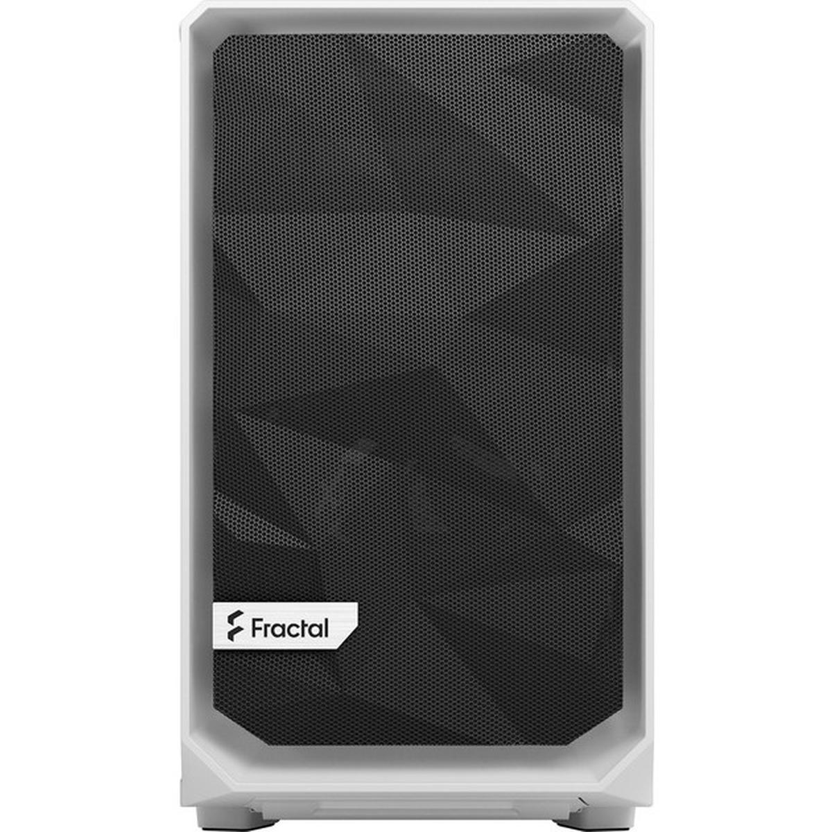 Fractal Design Meshify 2 Nano TG Clear Tint Mini-ITX PC-Gehäuse weiß