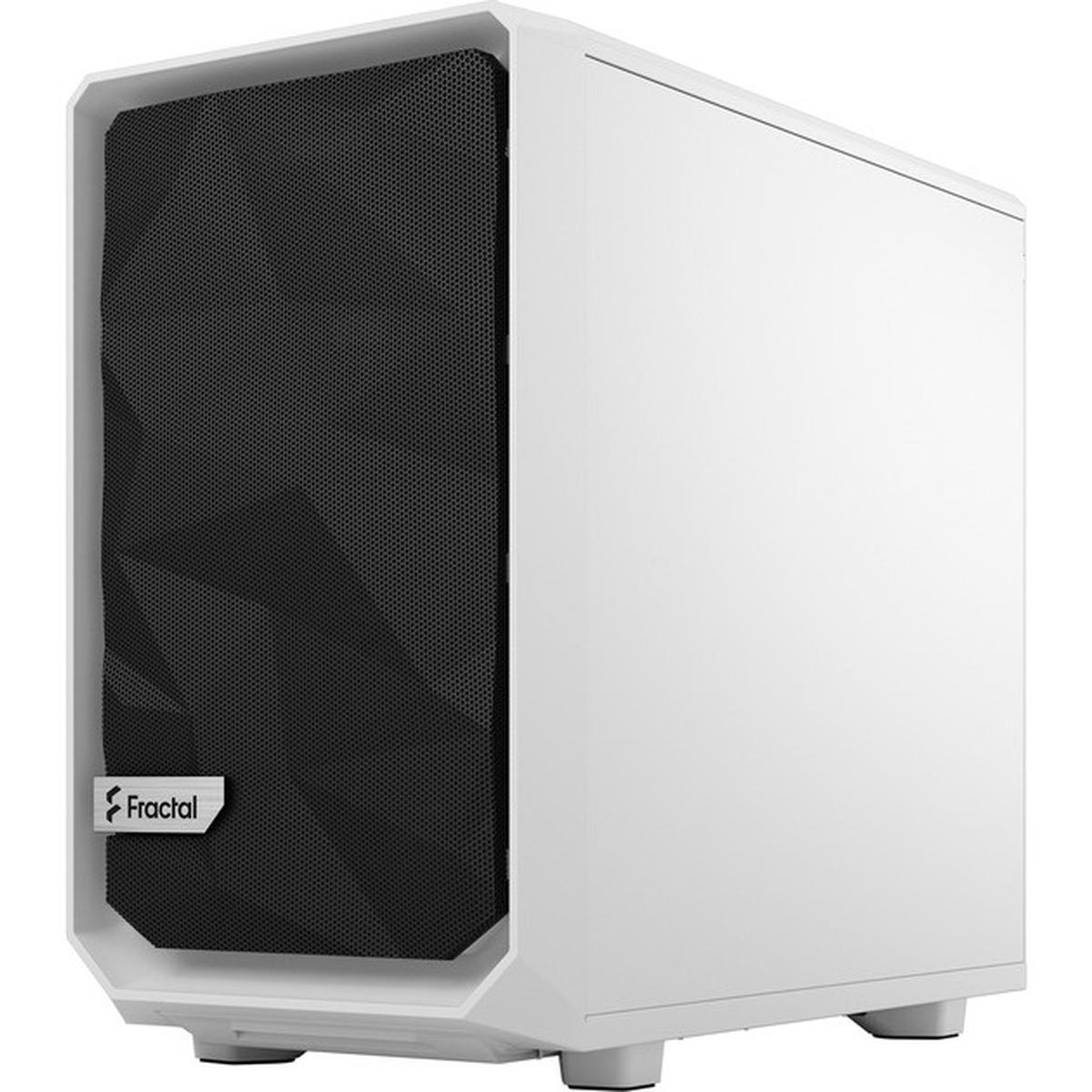 Fractal Design Meshify 2 Nano TG Clear Tint Mini-ITX PC-Gehäuse weiß