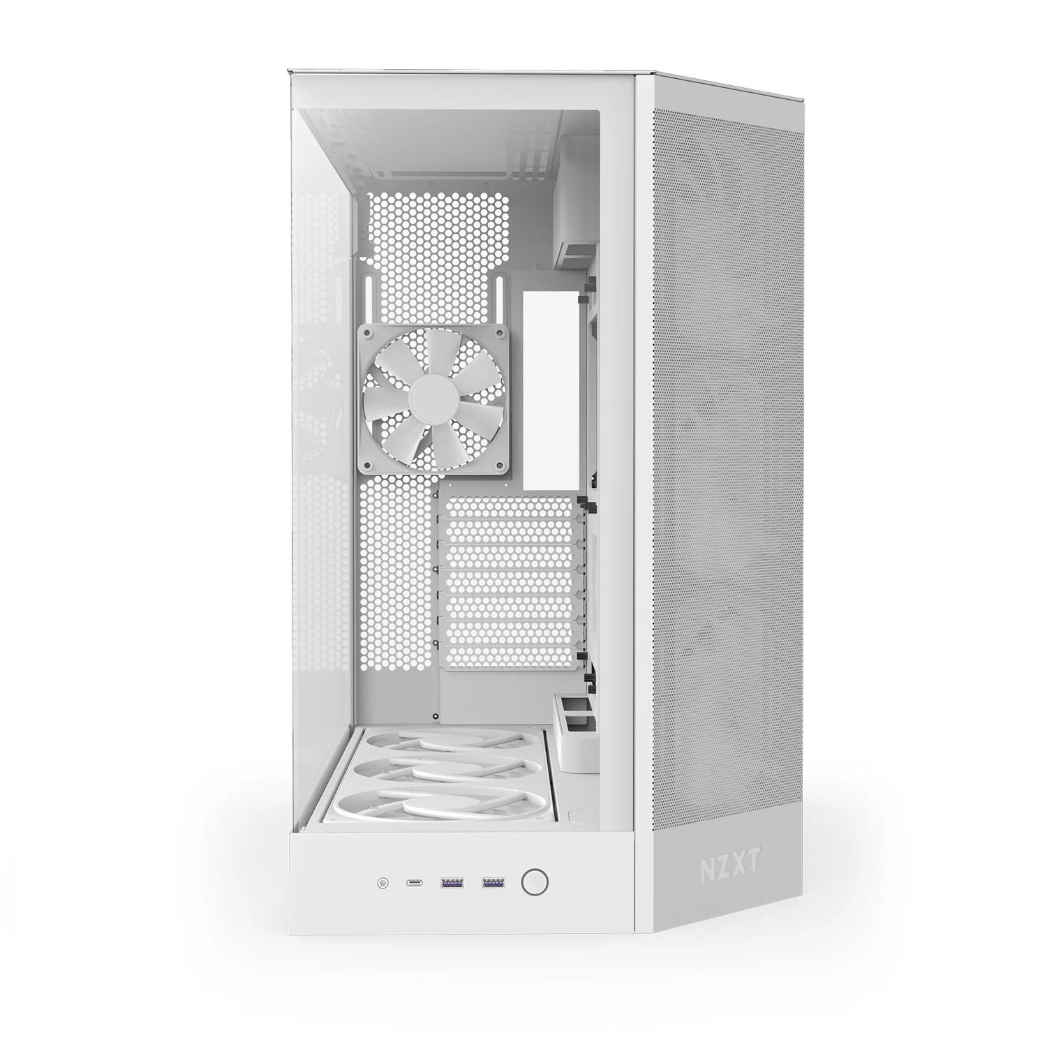 NZXT H9 Flow RGB+ (2025) PC-Gehäuse weiß