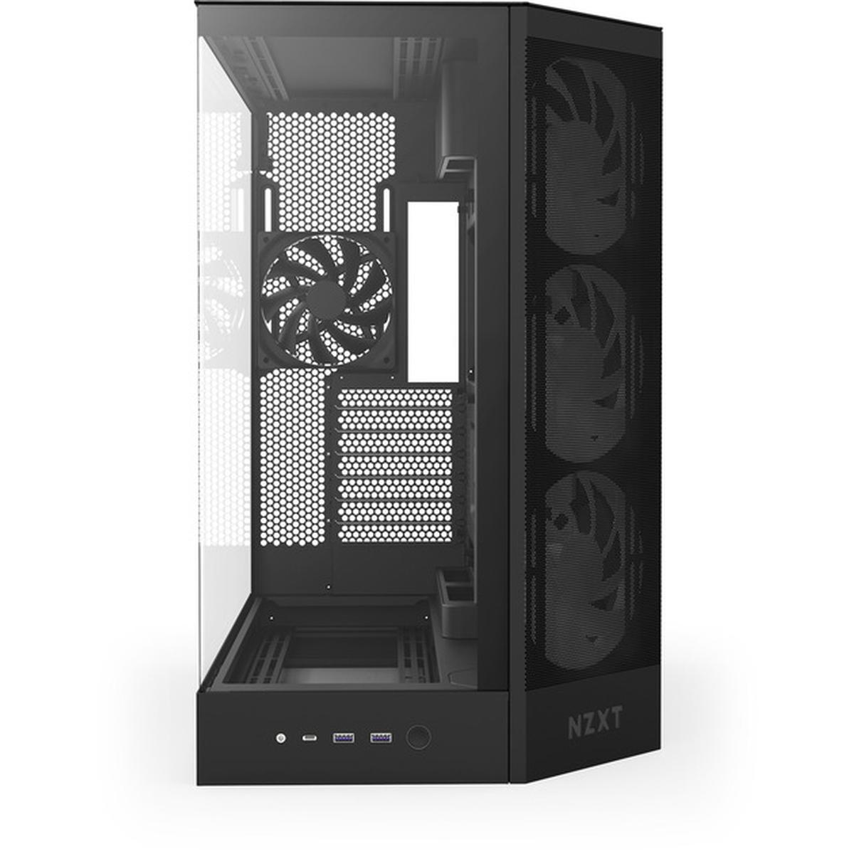 NZXT H9 Flow RGB (2025) ATX Mid-Tower Gehäuse schwarz