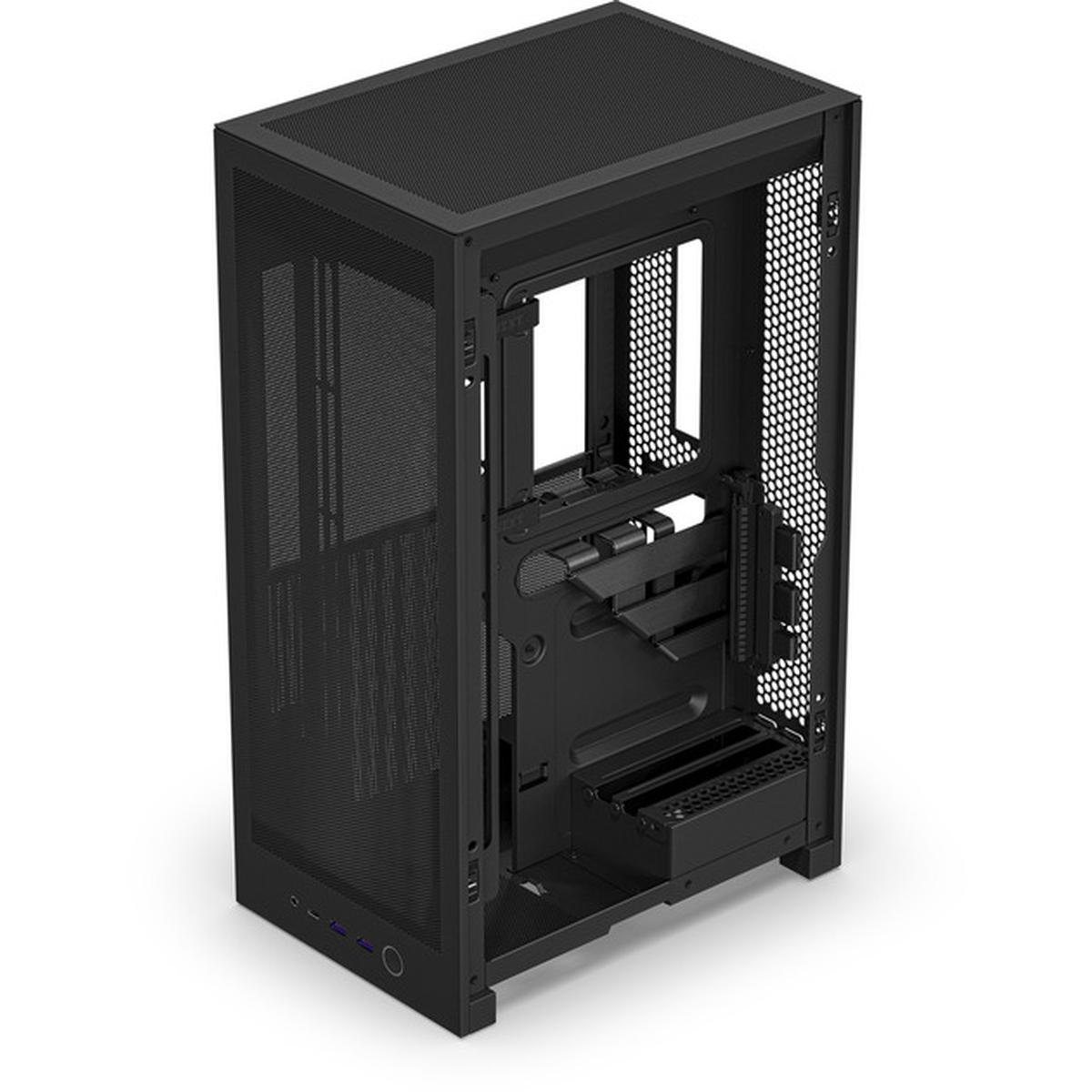 NZXT H2 Flow Mini-ITX PC-Gehäuse schwarz