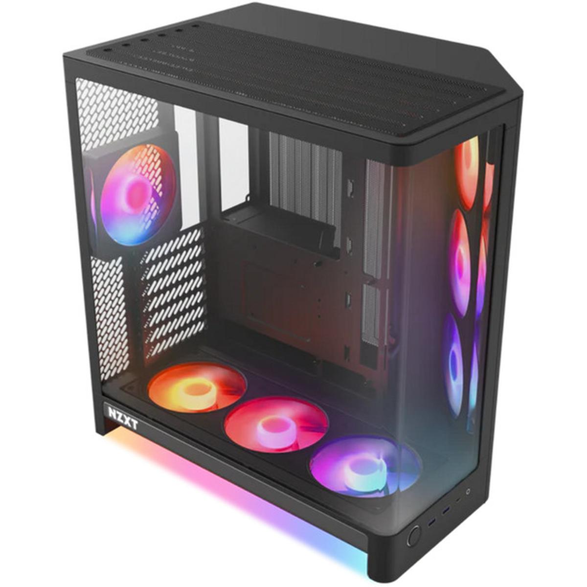 NZXT H6 RGB+ 2026 Airflow ATX Midi-Tower Gaming-Gehäuse schwarz