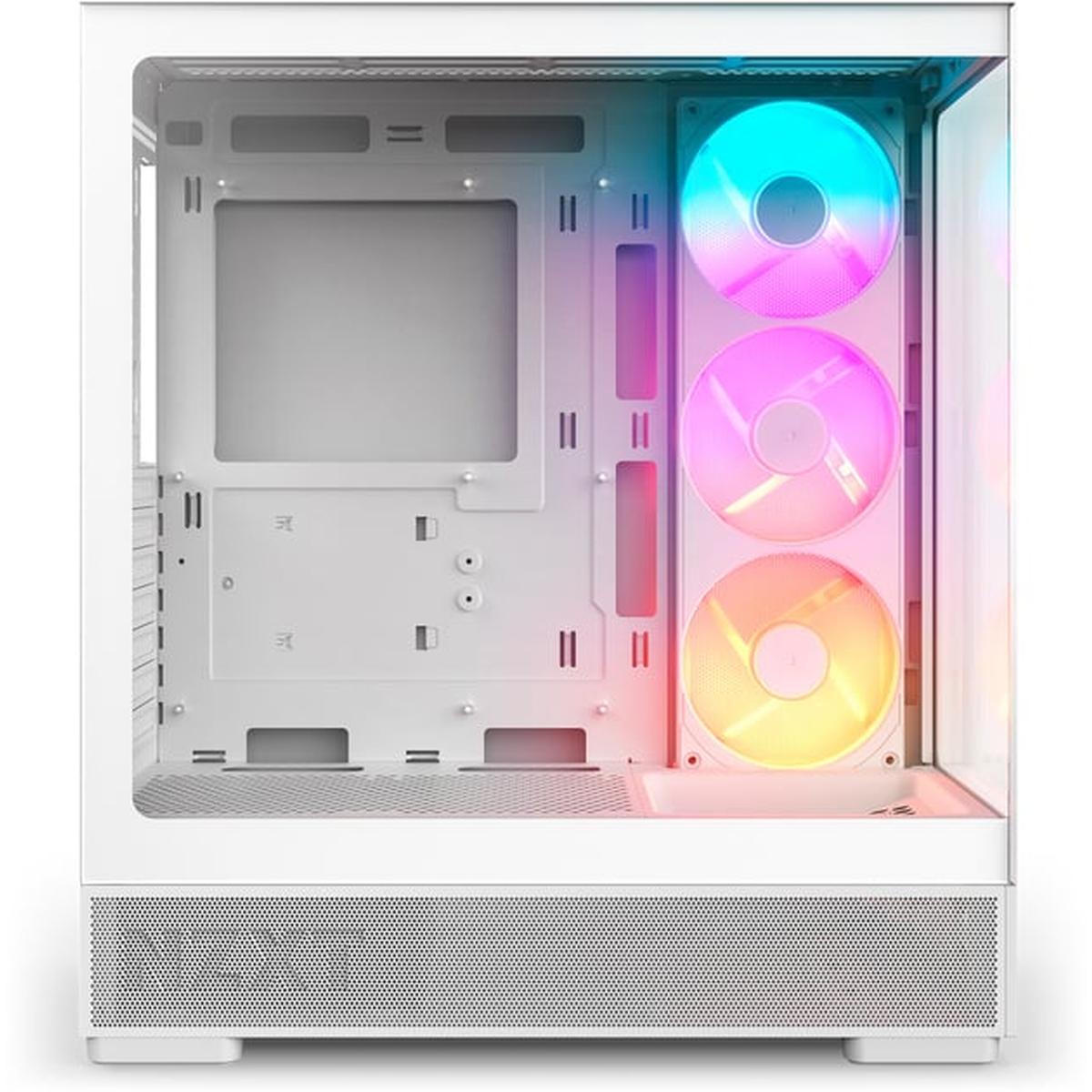 NZXT S5 RGB (2026) ATX PC-Gehäuse weiß