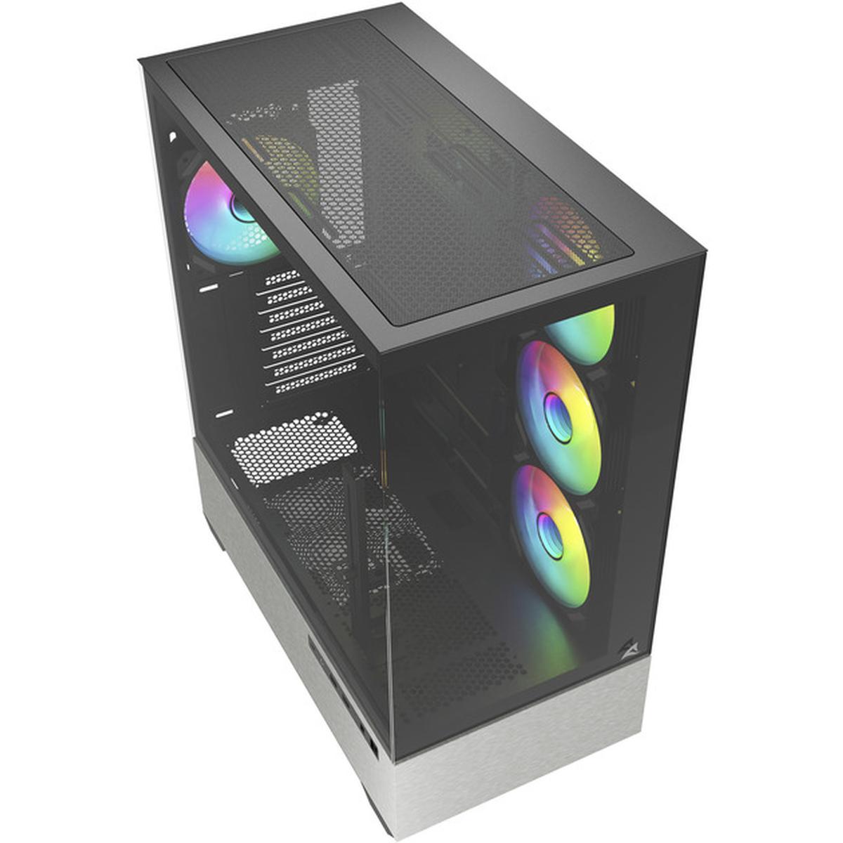 Sharkoon AK7 ATX PC-Gehäuse ARGB schwarz