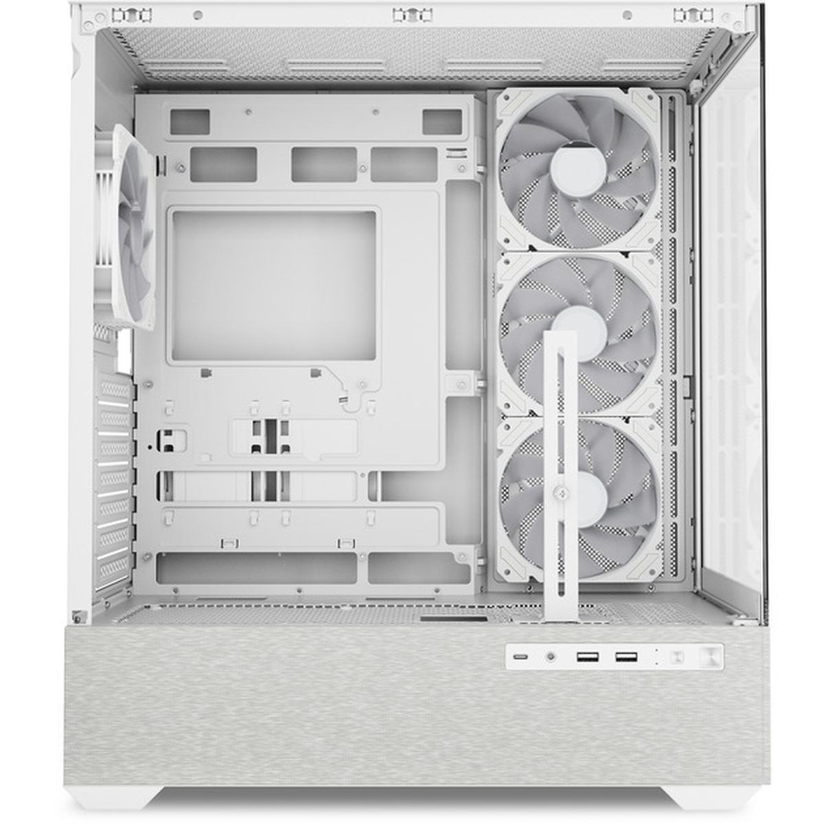 Sharkoon AK7 ATX PC-Gehäuse ARGB weiß