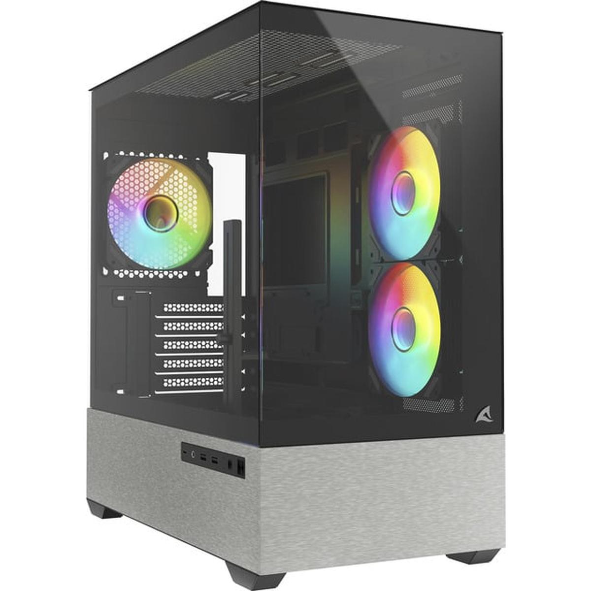 Sharkoon MK7 mATX PC-Gehäuse ARGB schwarz