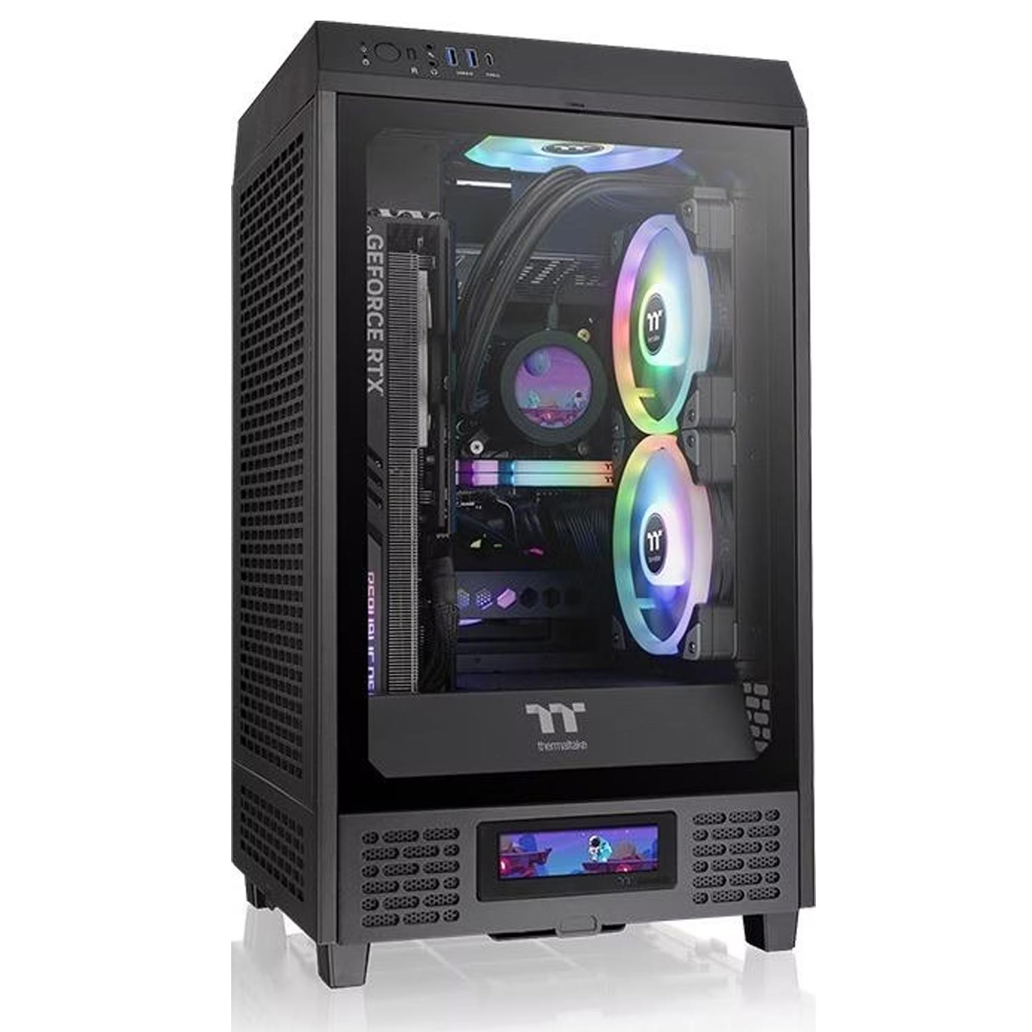 Thermaltake The Tower 200 PC-Gehäuse schwarz