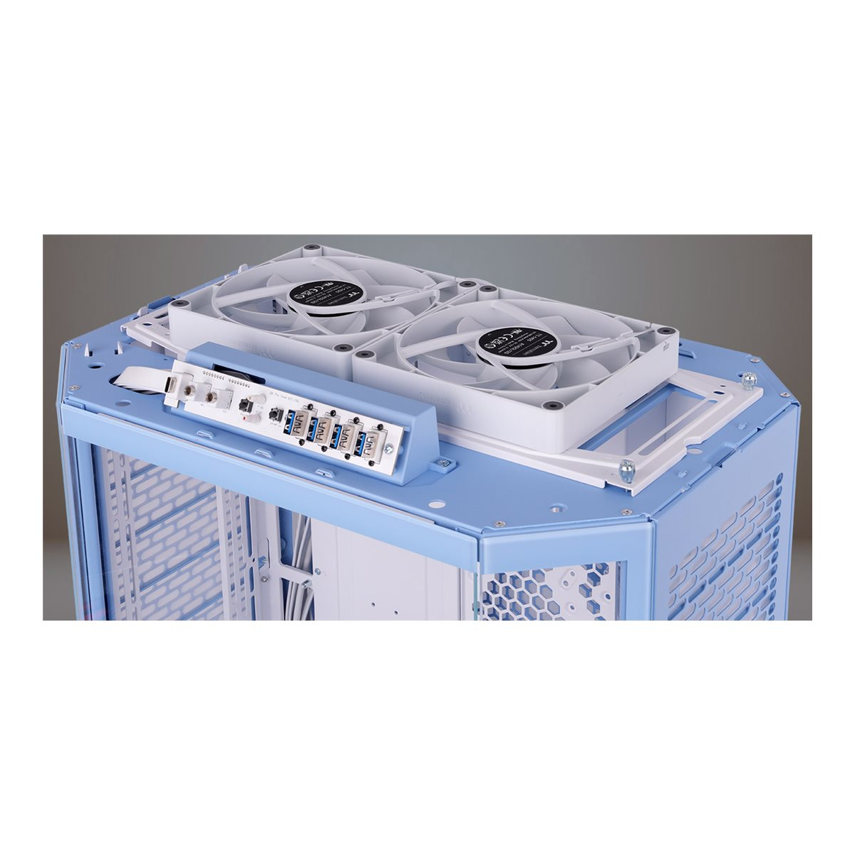 Thermaltake The Tower 600 Mid-Tower-Gehäuse hydrangea blue