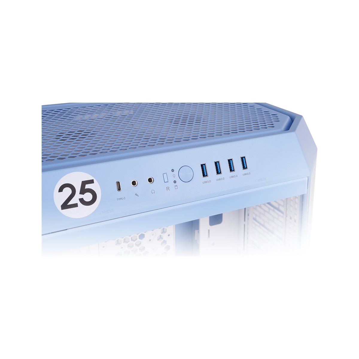 Thermaltake The Tower 600 Mid-Tower-Gehäuse hydrangea blue