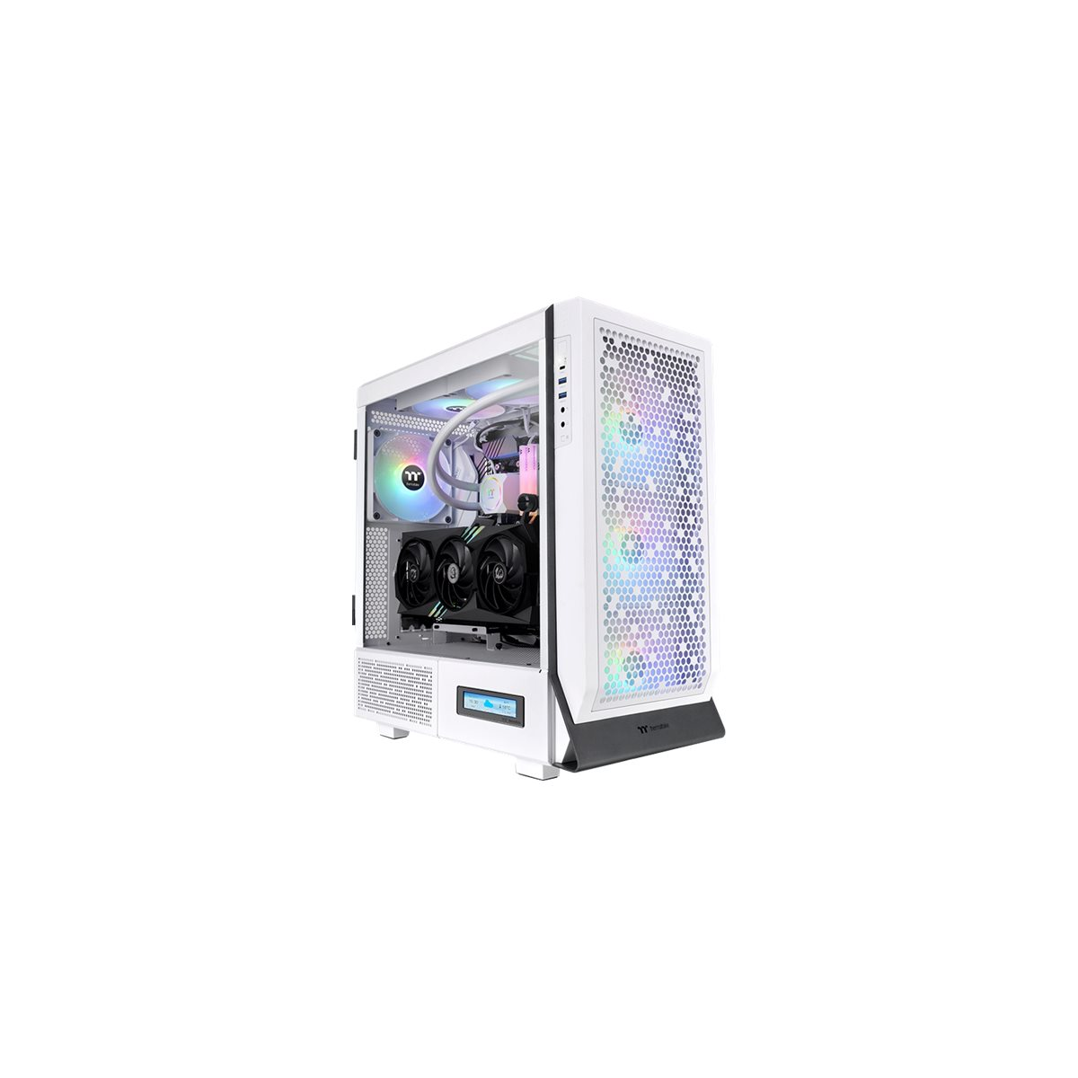 Thermaltake Ceres 500 TG ARGB E-ATX Mid Tower PC-Gehäuse snow
