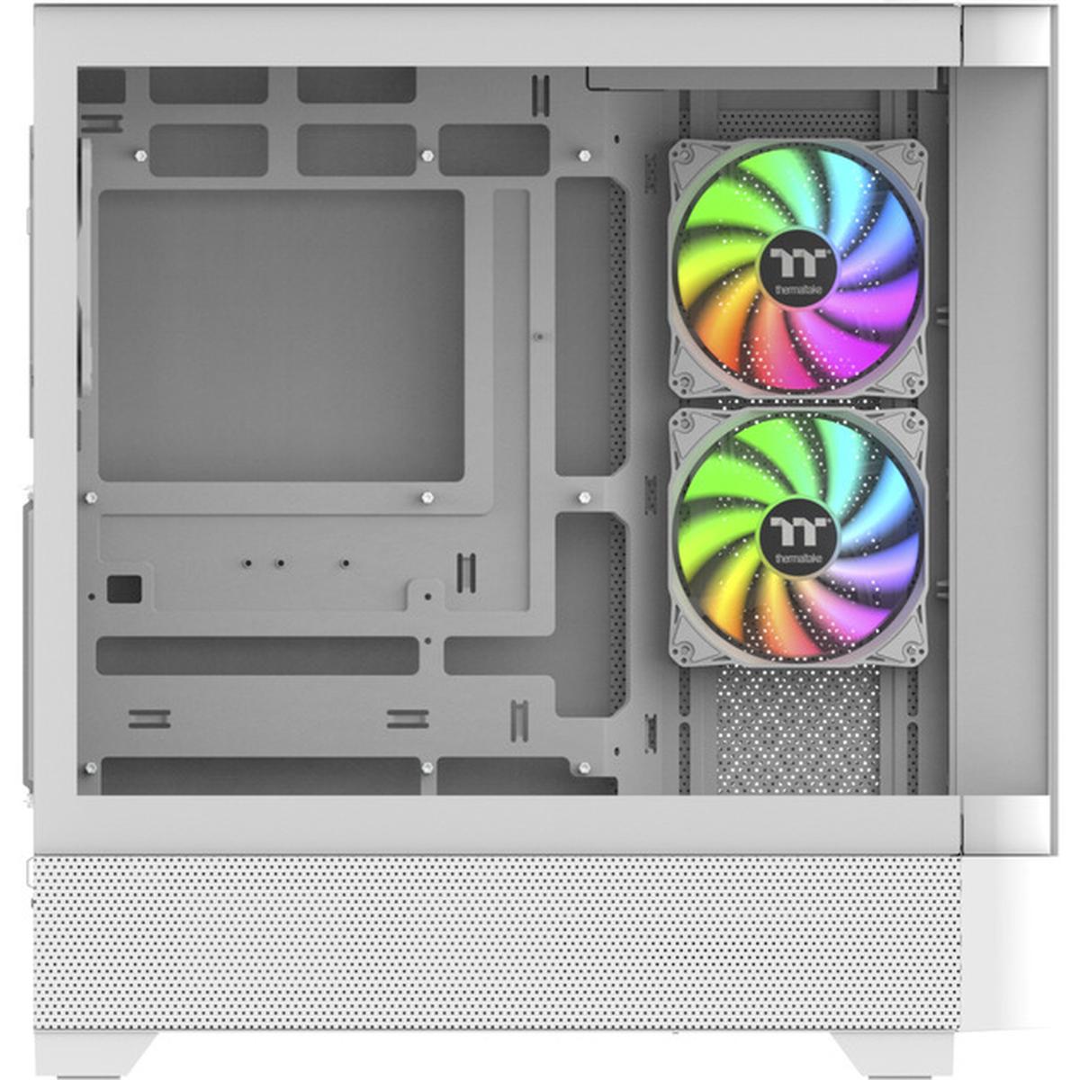 Thermaltake View 290 TG ARGB Mid-Tower-Gehäuse snow